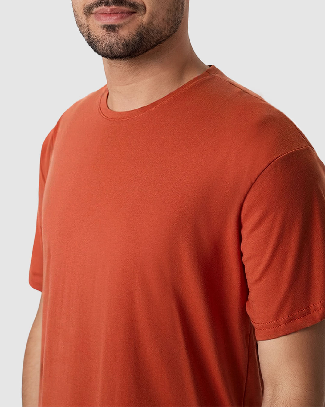 Camiseta Masculina Regular Gola Redonda Manga Curta Em Algodão - Imagem 15