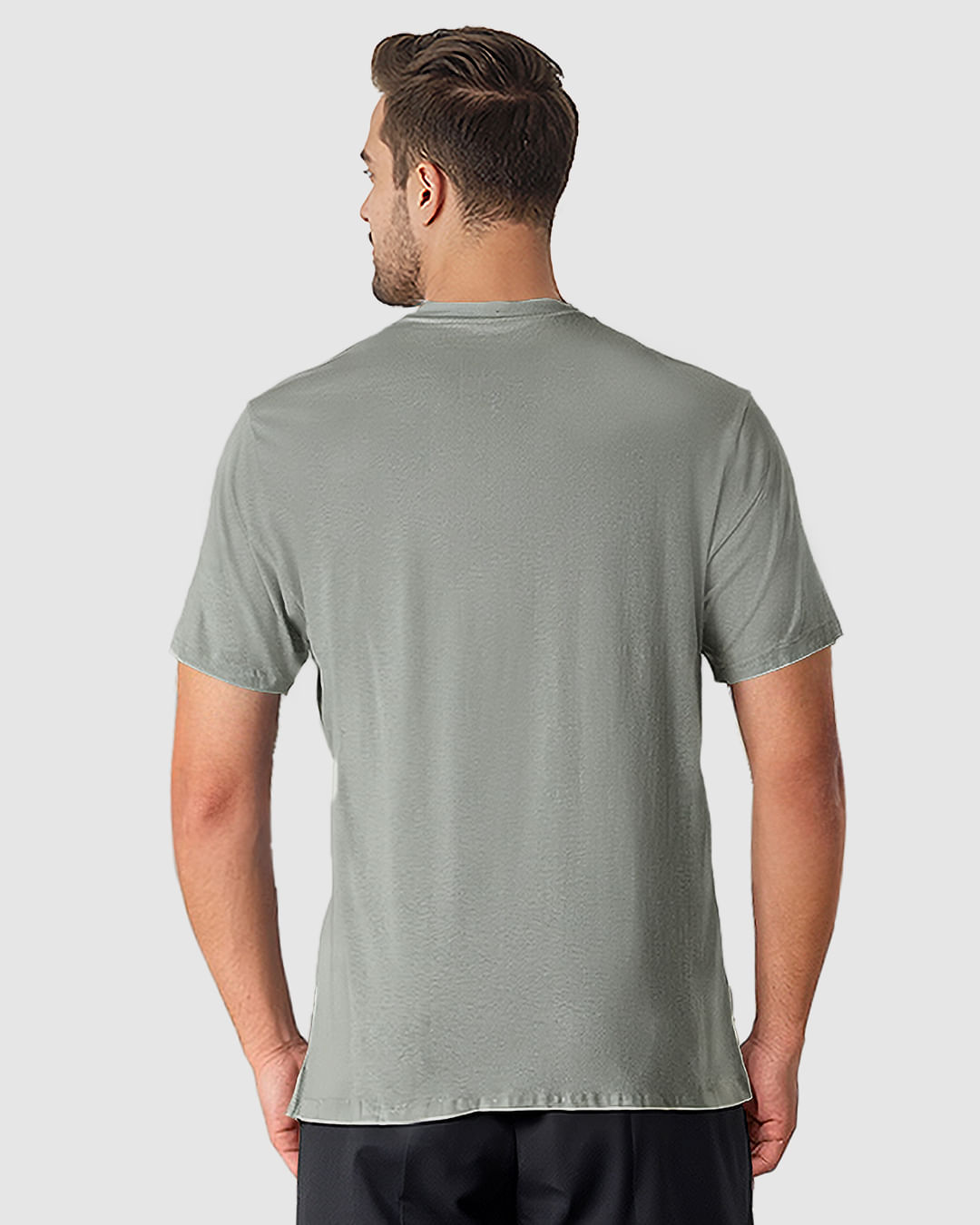 Camiseta Masculina Regular Bordado Peitoral Em Malha Algodão - Imagem 19