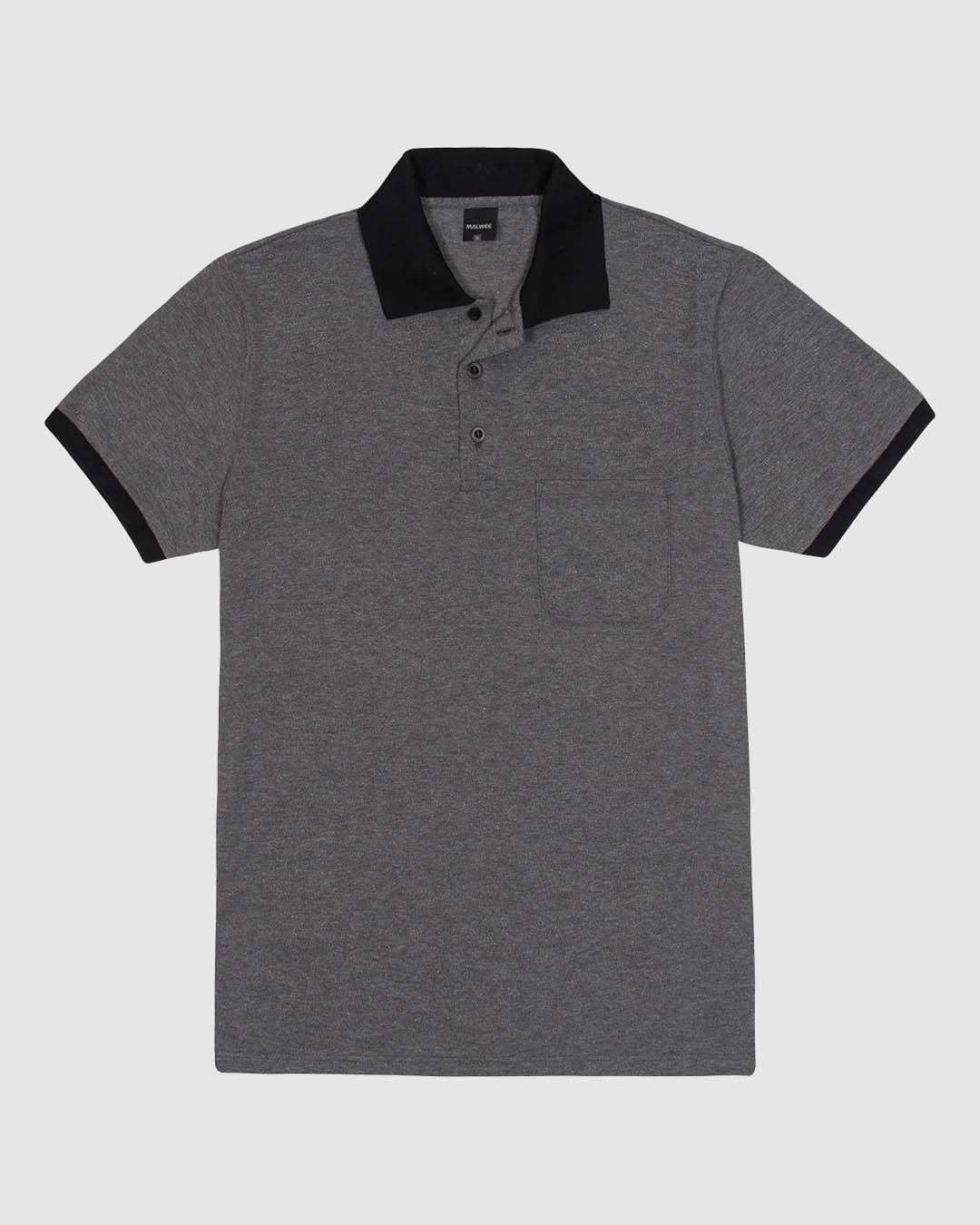 Camisa Polo Masculina Regular Bolso Frontal Em Malha Piquet Texturizada - Imagem 16