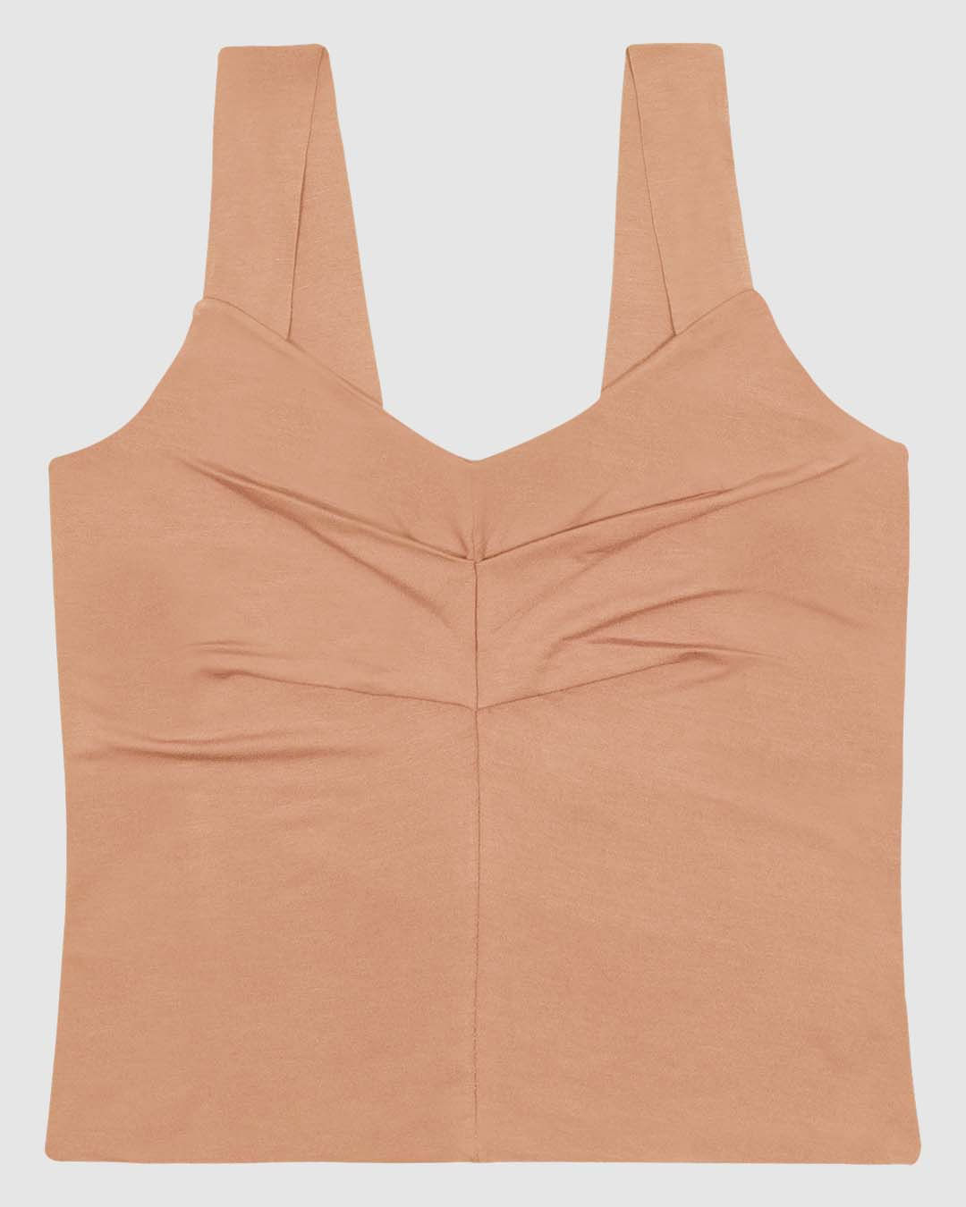 Regata Feminina Decote V Alça Larga Em Viscose Stretch - Imagem 15