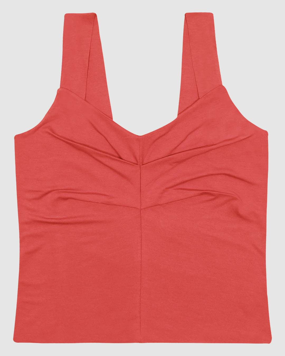 Regata Feminina Decote V Alça Larga Em Viscose Stretch - Imagem 10