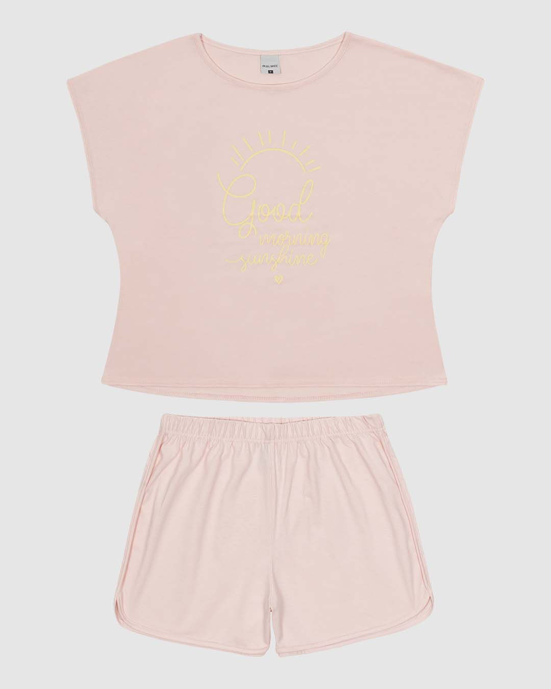 Pijama Curto Feminino Good Morning Sunshine Em Algodão - Imagem 15