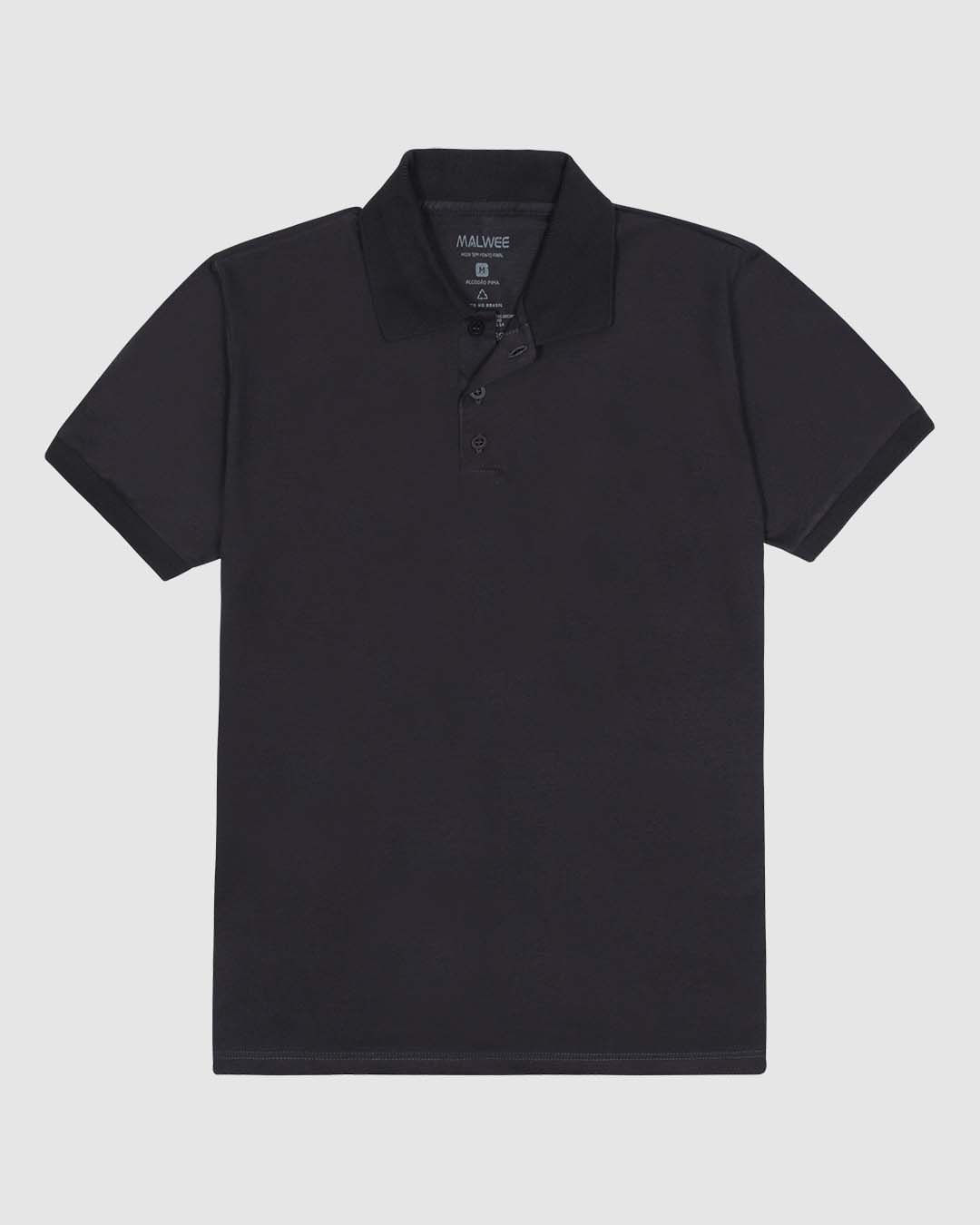 Camisa Polo Masculina Regular Peitilho Frontal Em Malha Algodão Pima - Imagem 10