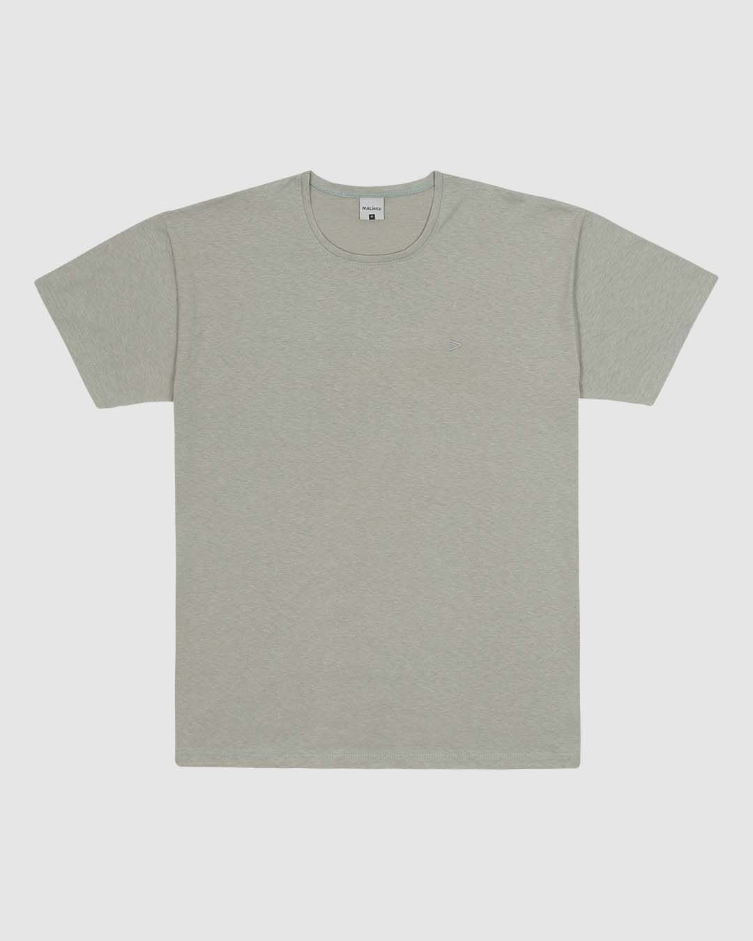 Camiseta Masculina Regular Bordado Peitoral Em Malha Algodão - Imagem 5