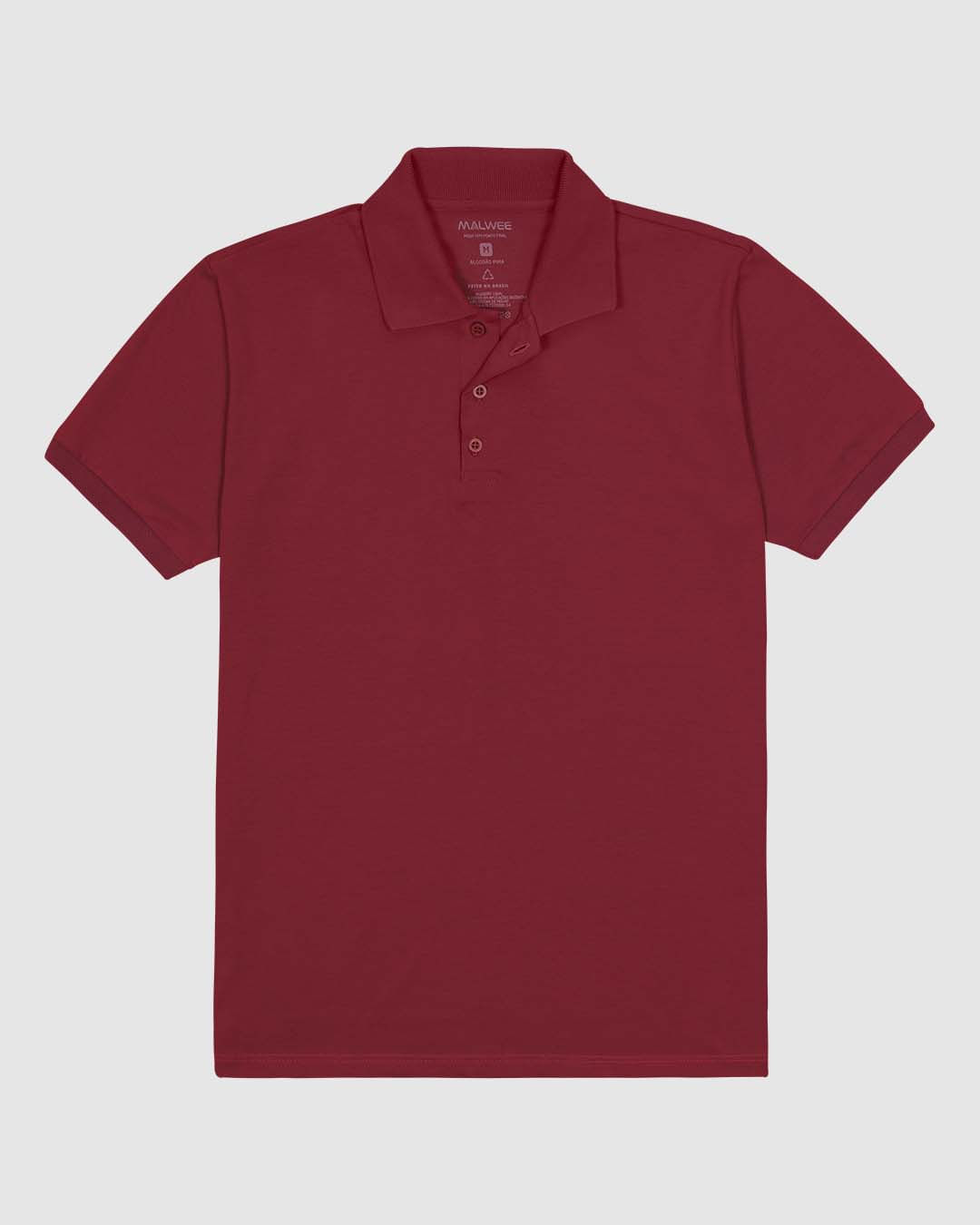 Camisa Polo Masculina Regular Peitilho Frontal Em Malha Algodão Pima - Imagem 18