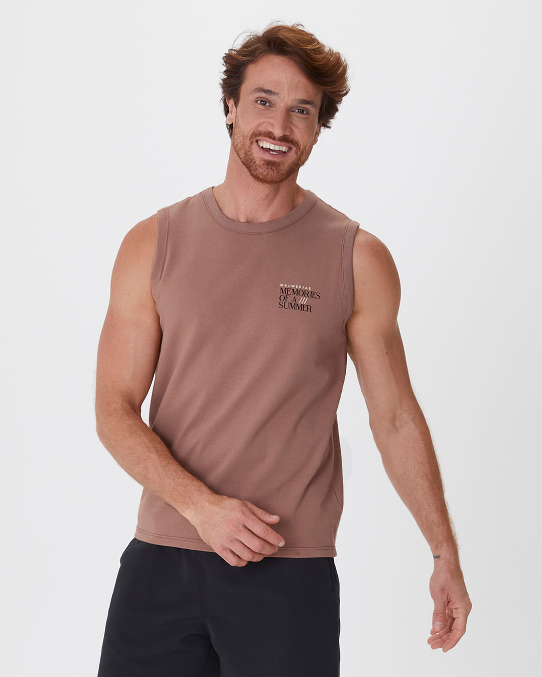 Regata Masculina Machão Estampa Frente E Costas Em Malha Linho - Imagem 19