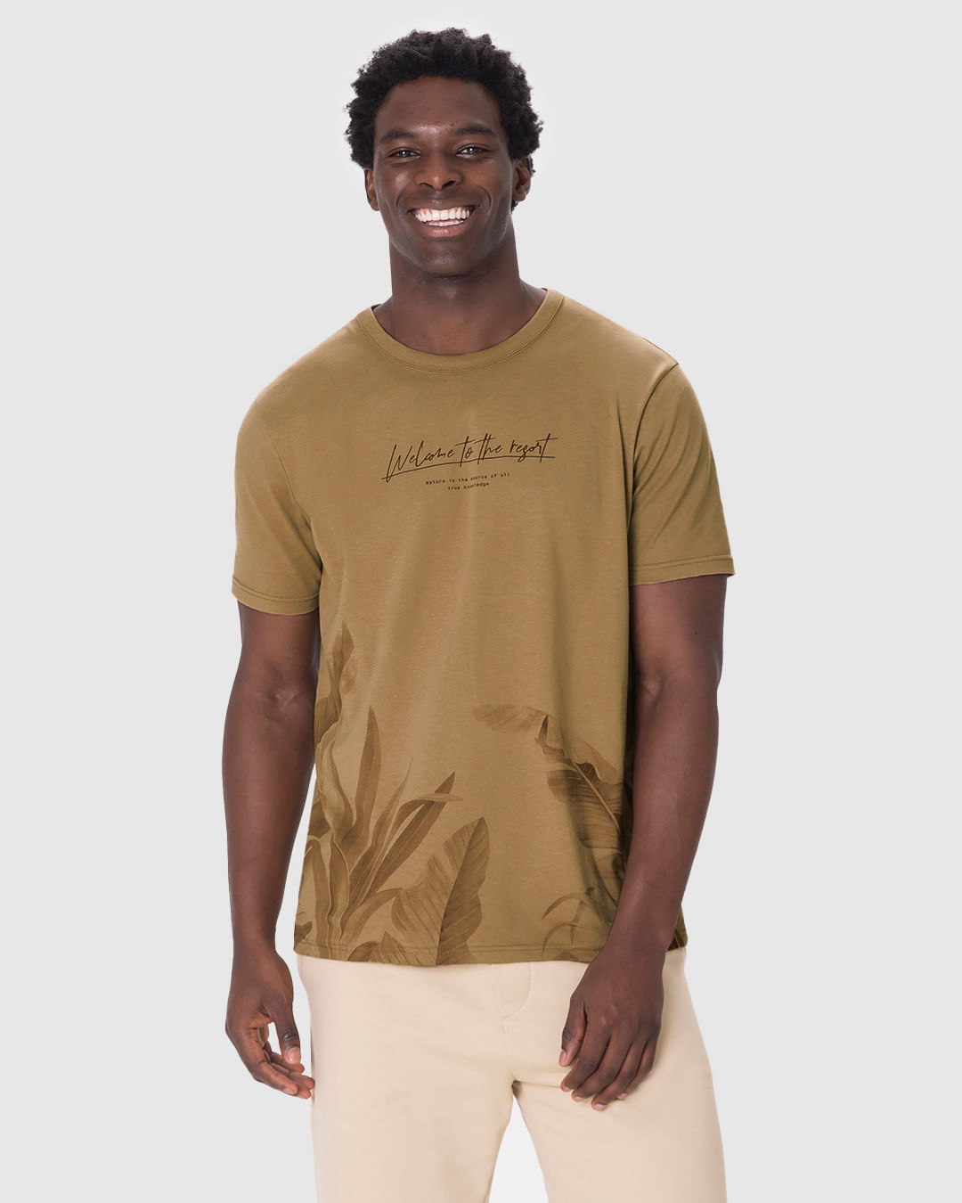 Camiseta Masculina Welcome To The Resort Estampada Em Algodão - Imagem 21