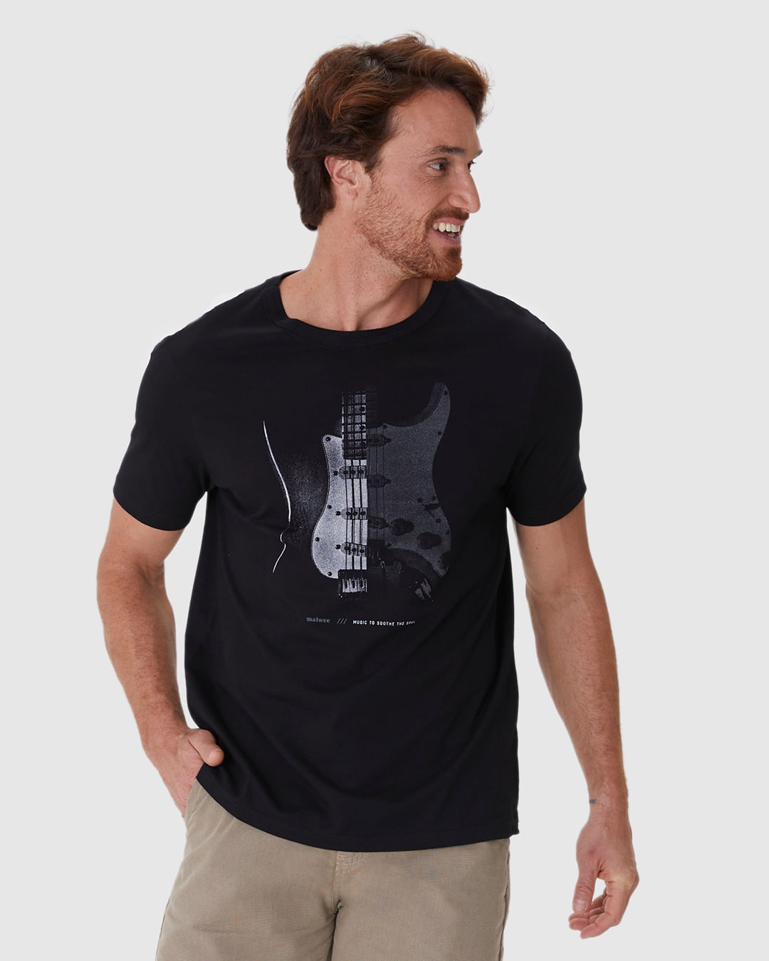 Camiseta Masculina Music To Soothe The Soul Em Algodão - Imagem 6