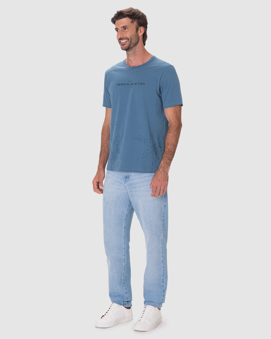 Camiseta Masculina Welcome To The Resort Estampada Em Algodão - Imagem 17