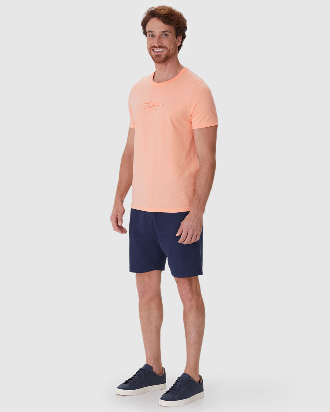 Camiseta Masculina Slim Estampada Em Algodão - Imagem 22