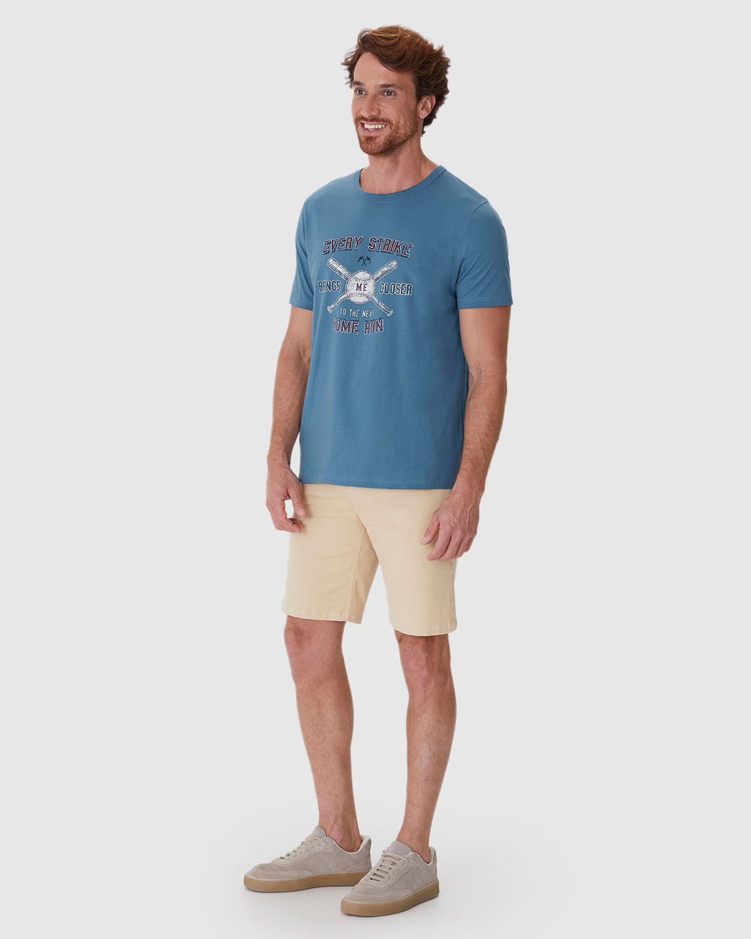 Camiseta Masculina Regular Estampada Em Algodão - Imagem 17