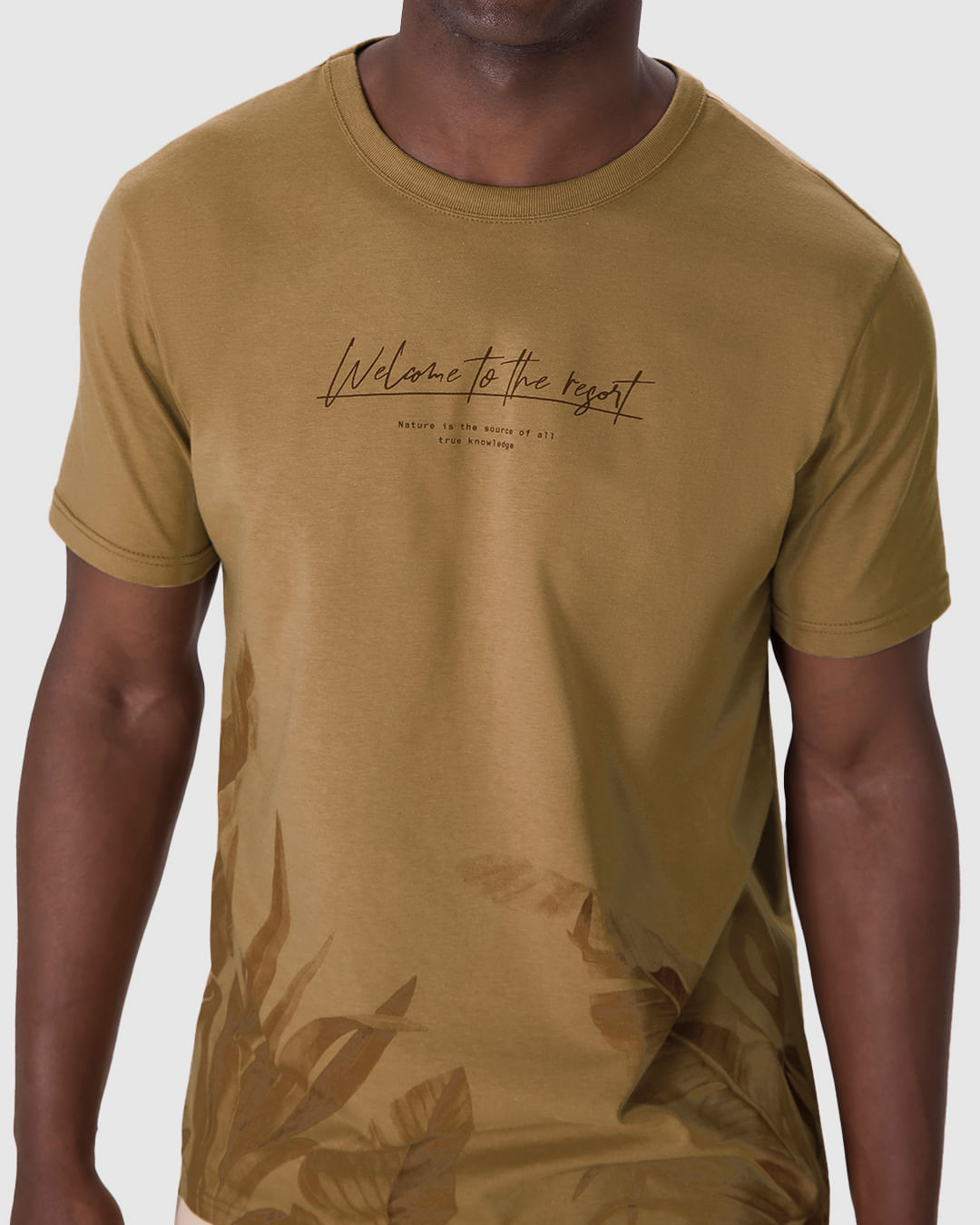 Camiseta Masculina Welcome To The Resort Estampada Em Algodão - Imagem 18