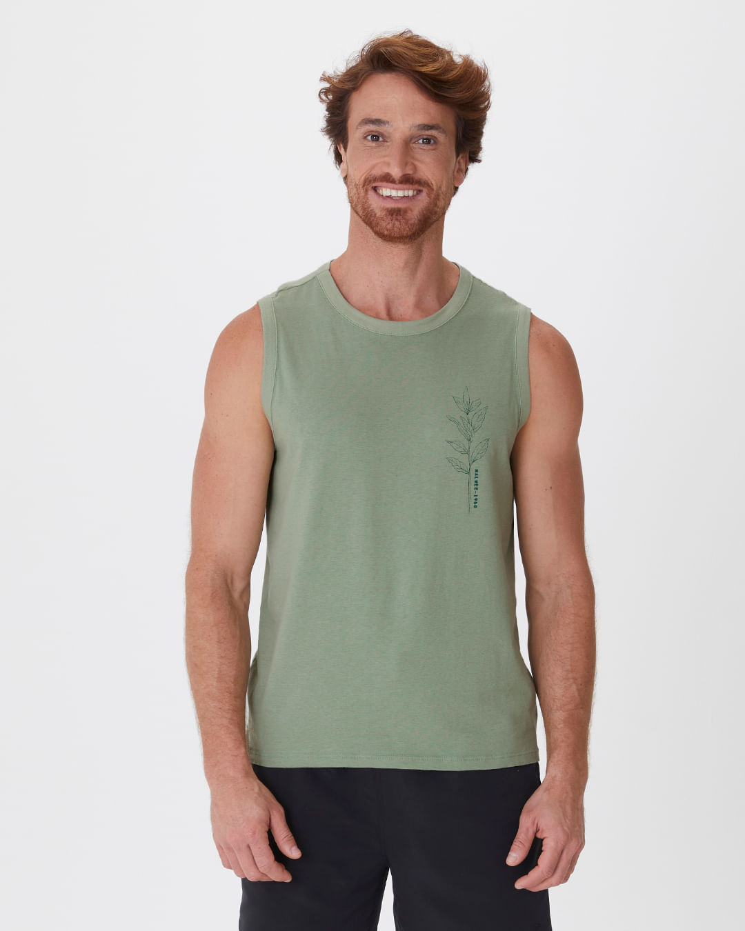 Regata Masculina Machão Estampa Frente E Costas Em Malha Linho - Imagem 10