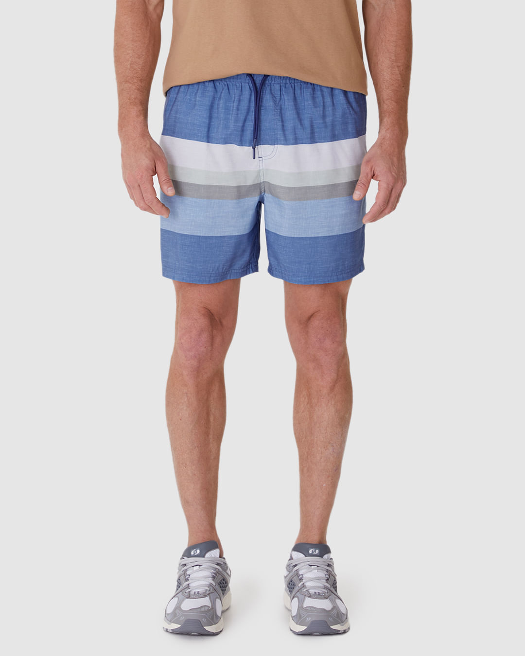 Shorts Masculino Cadarço Funcional Em Microfibra - Imagem 22