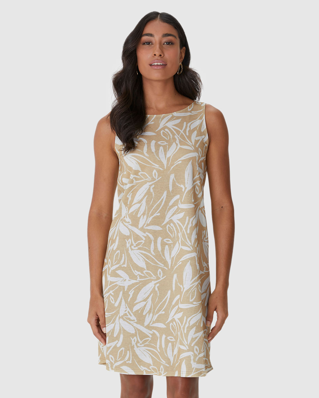 Vestido Feminino Regata Estampado Em Algodão - Imagem 24