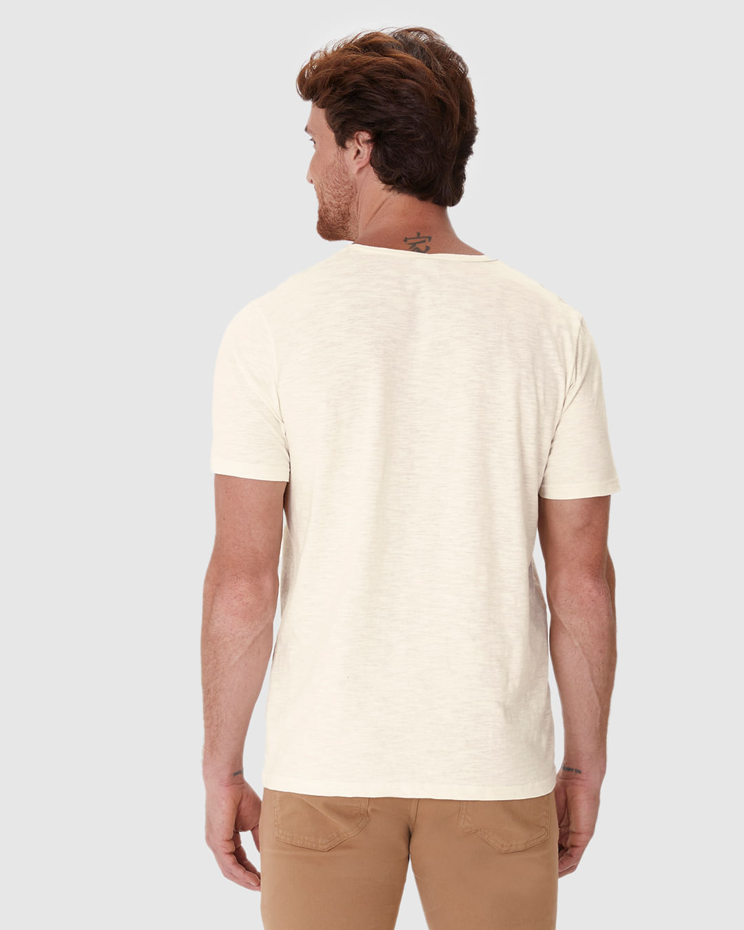 Camiseta Masculina Manga Curta Estampa Frontal Em Malha Flamê - Imagem 25