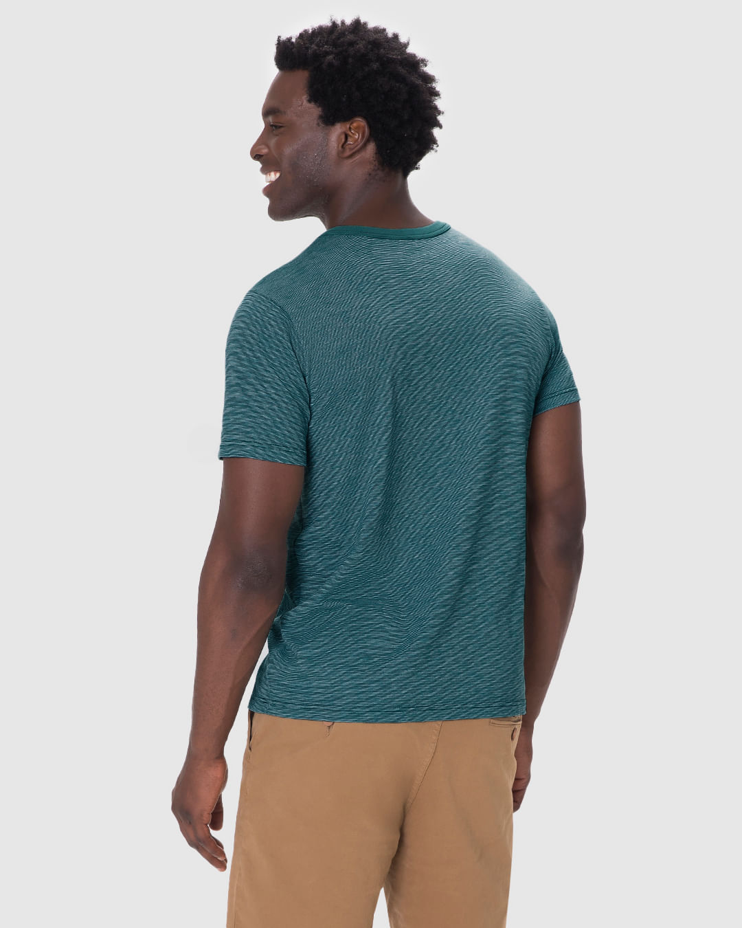 Camiseta Masculina Slim Water Sport Em Malha Fio A Fio - Imagem 20