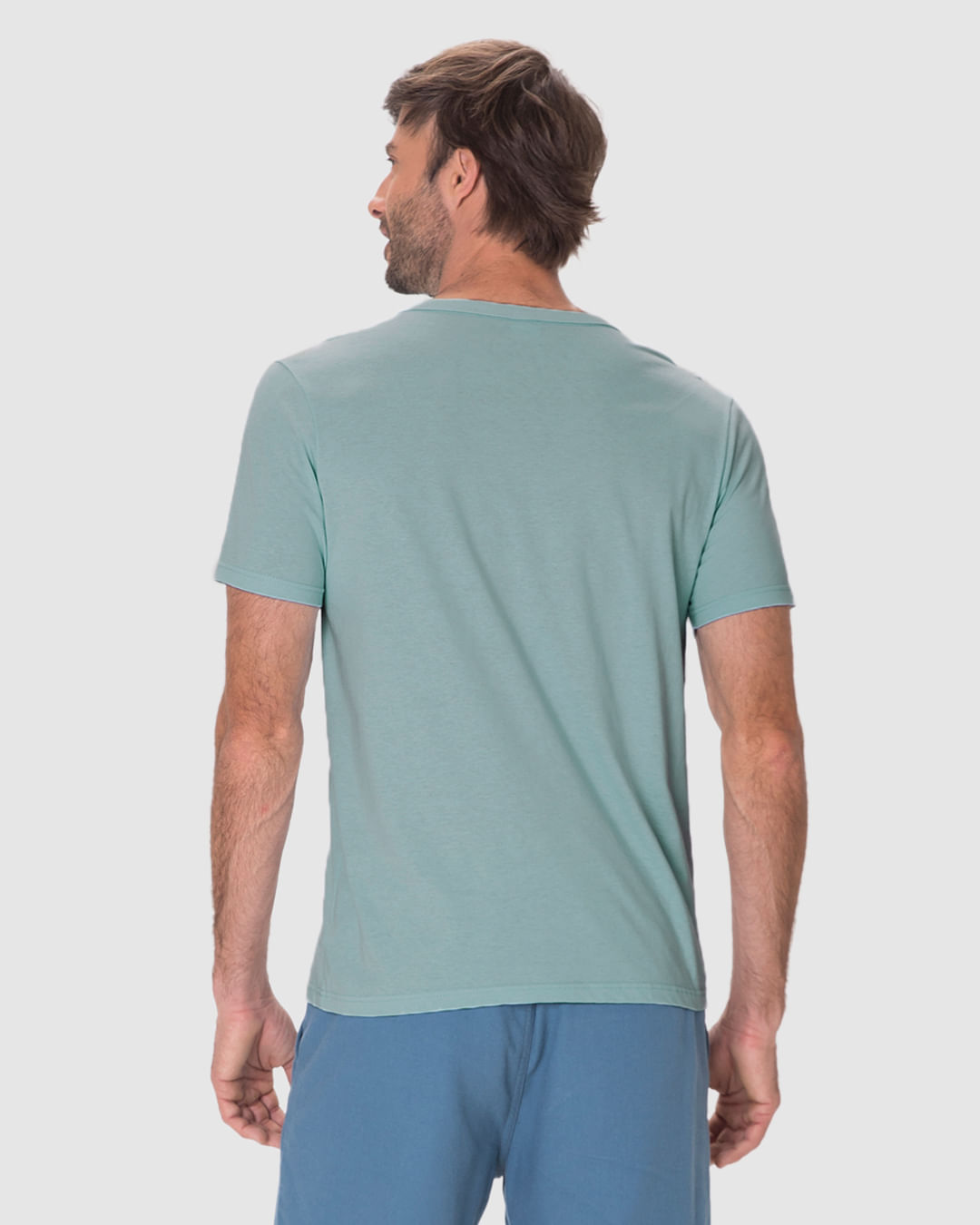 Camiseta Masculina Slim Estampada Em Algodão - Imagem 15