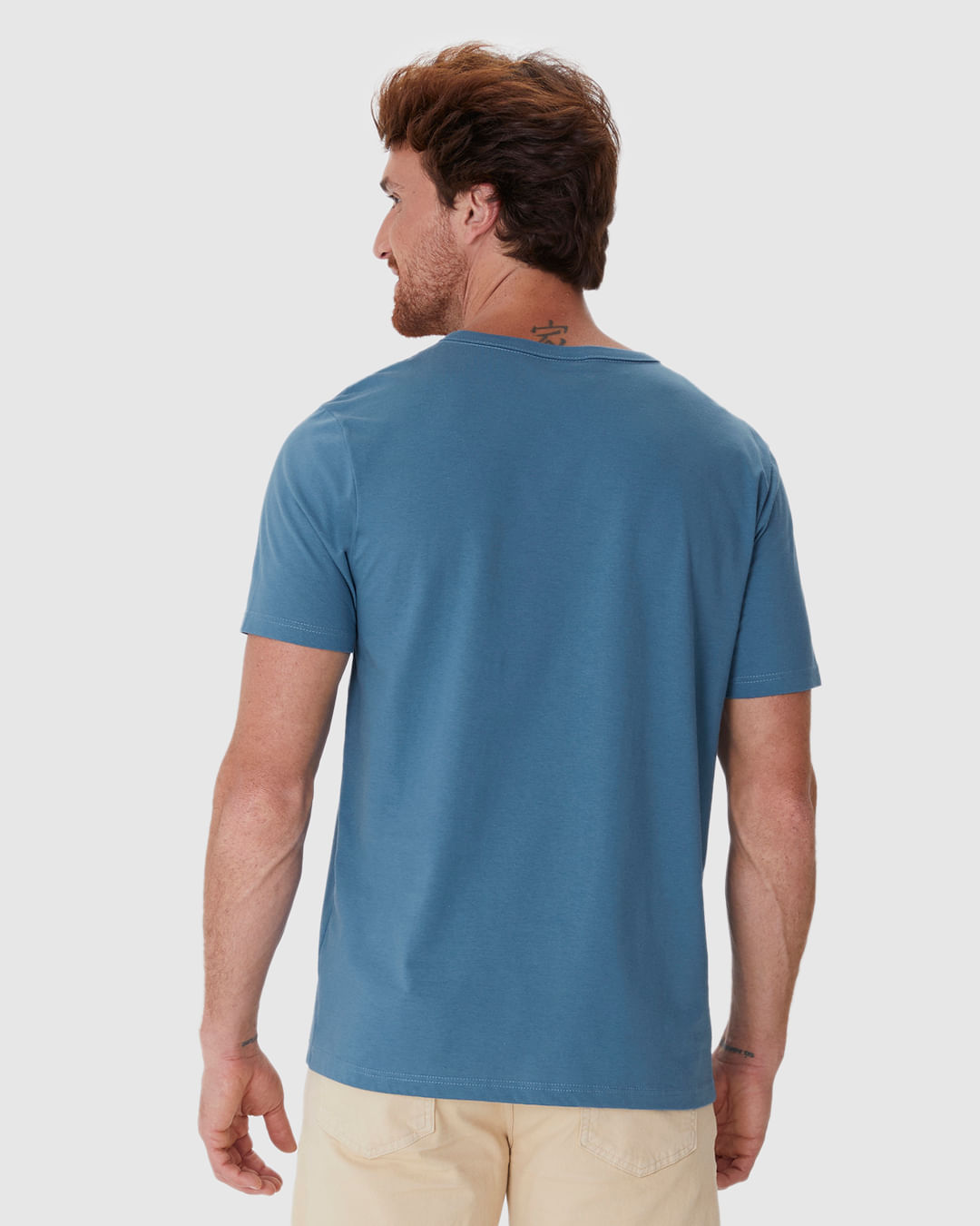 Camiseta Masculina Regular Estampada Em Algodão - Imagem 15