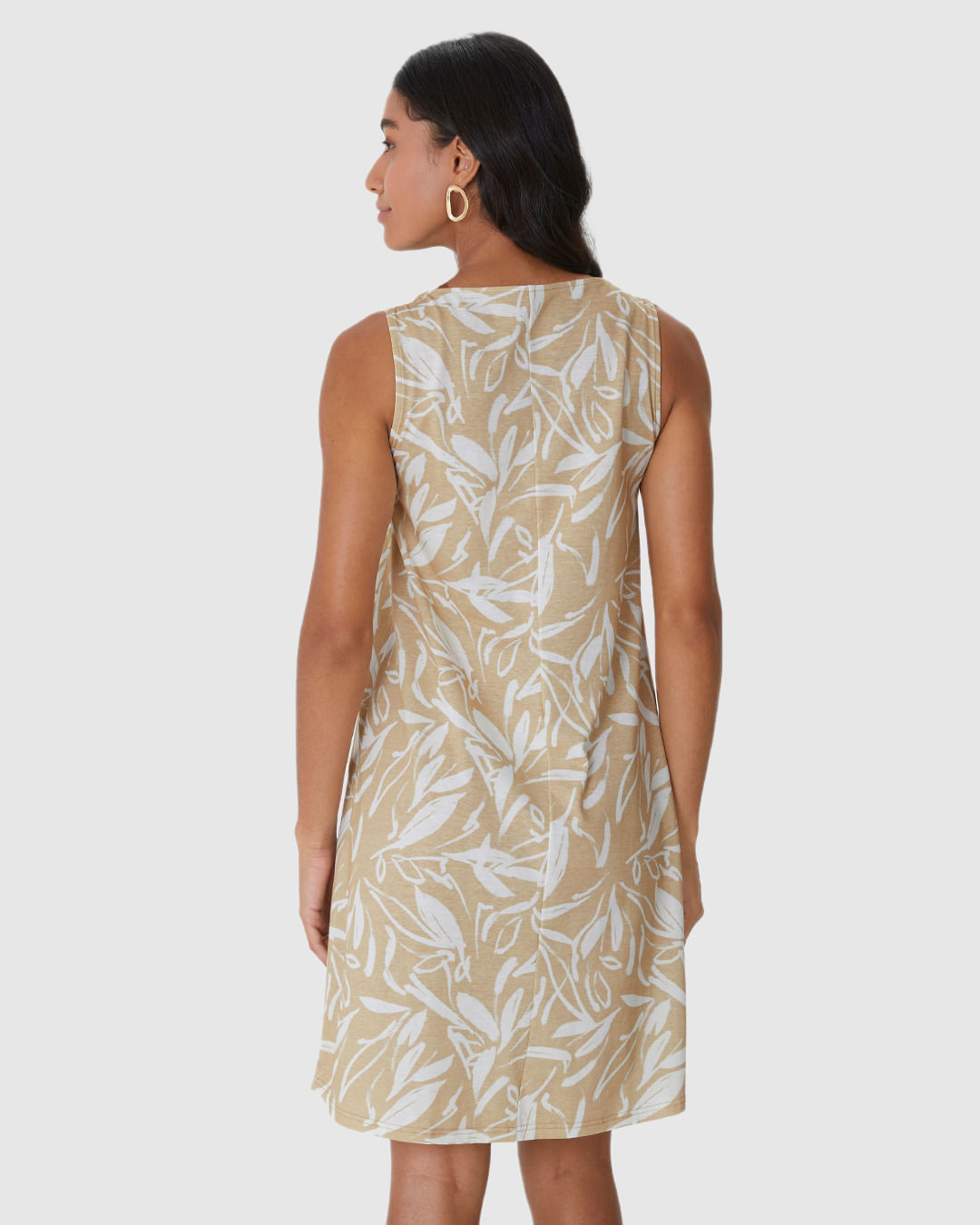 Vestido Feminino Regata Estampado Em Algodão - Imagem 20