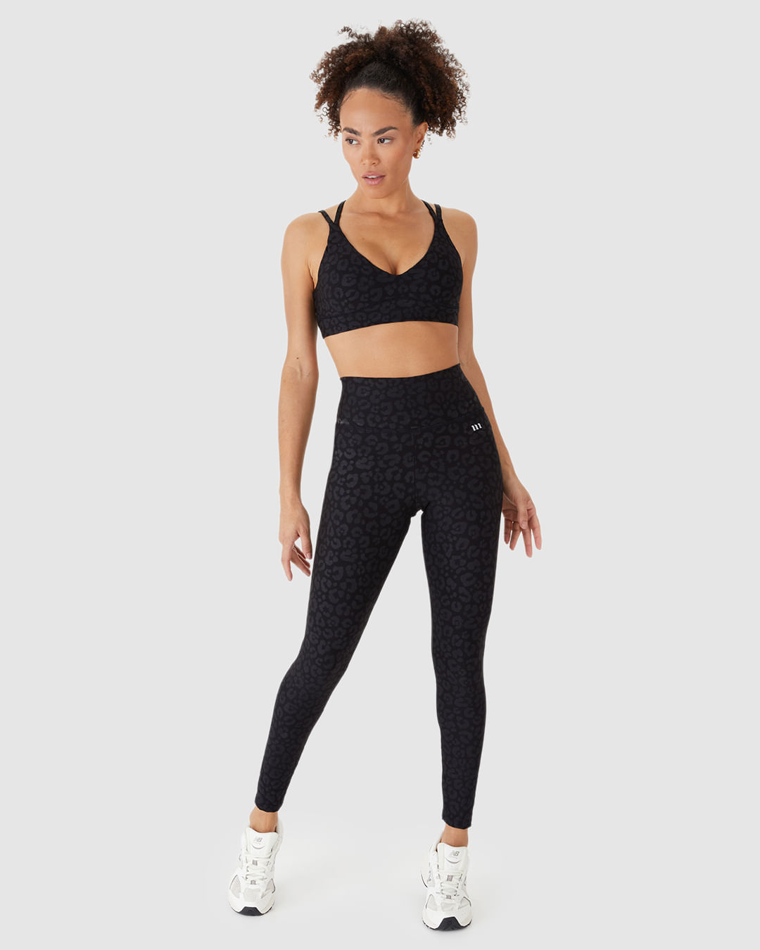 Calça Legging Esportiva Feminina Animal Print Em Malha Dry E Proteção UV50+ Malwee Active - Imagem 6