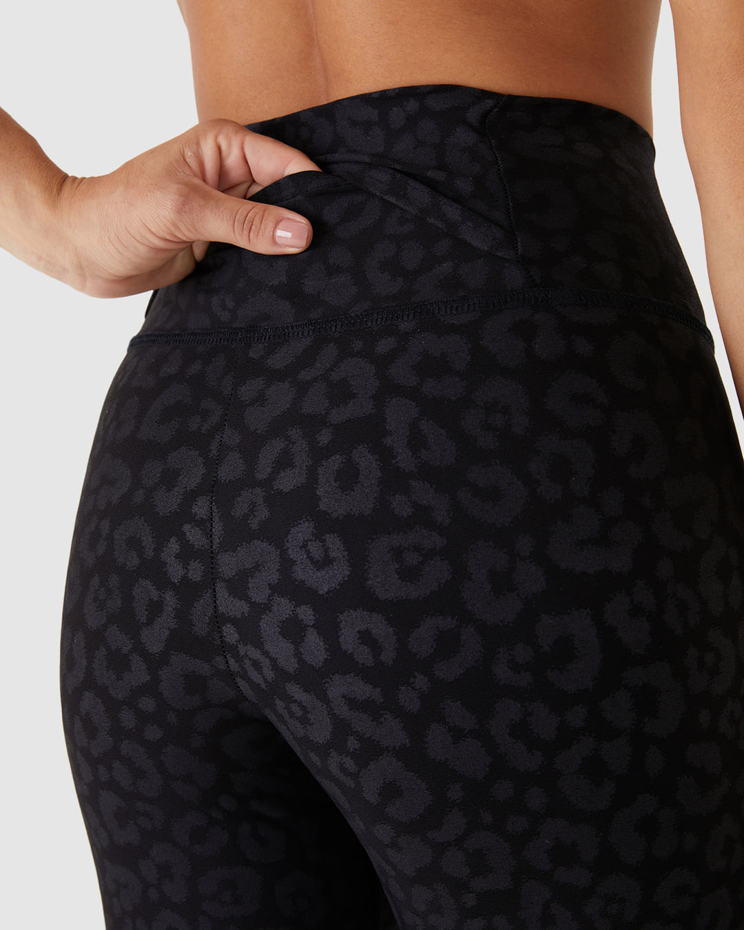 Calça Legging Esportiva Feminina Animal Print Em Malha Dry E Proteção UV50+ Malwee Active - Imagem 10