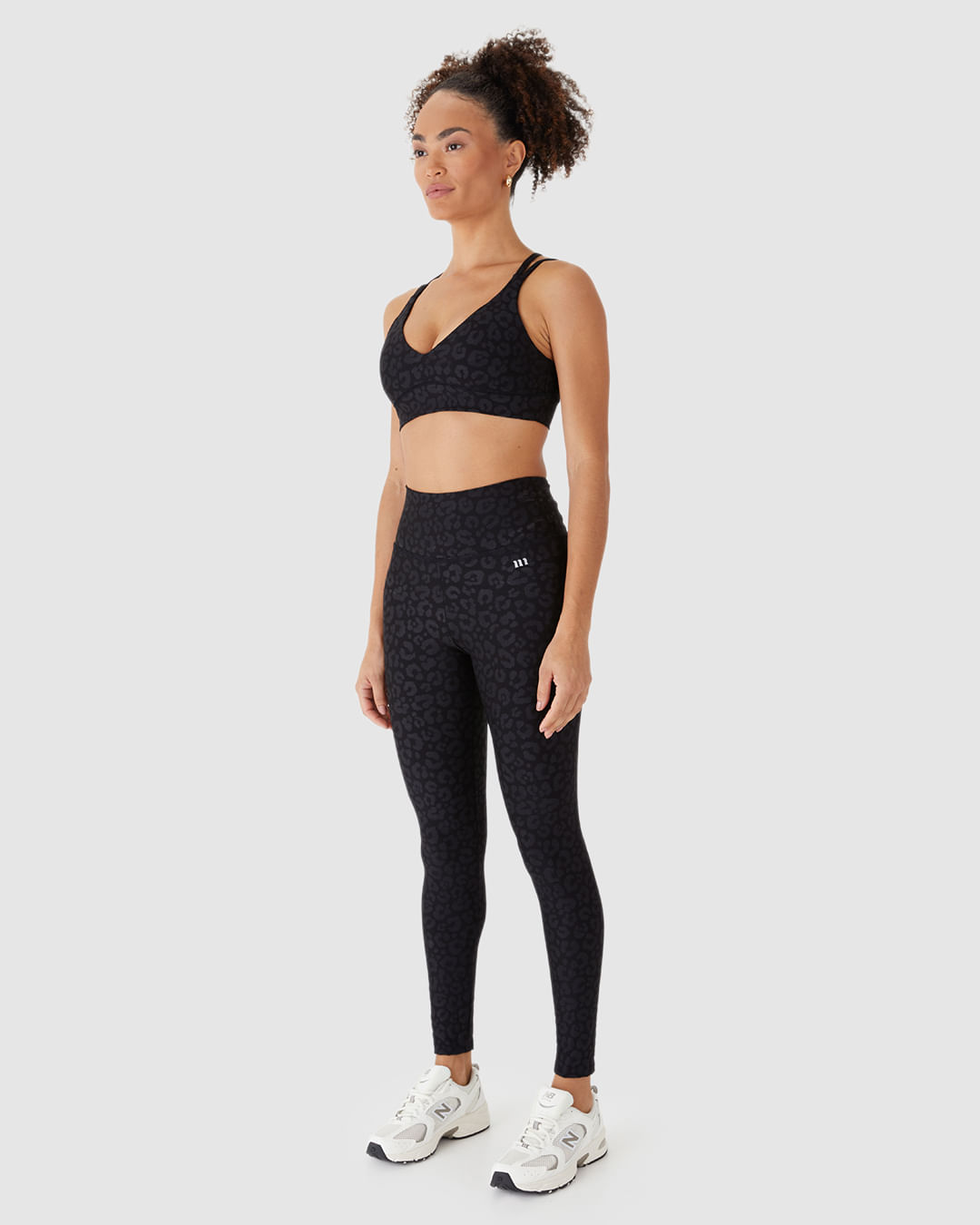 Calça Legging Esportiva Feminina Animal Print Em Malha Dry E Proteção UV50+ Malwee Active - Imagem 12