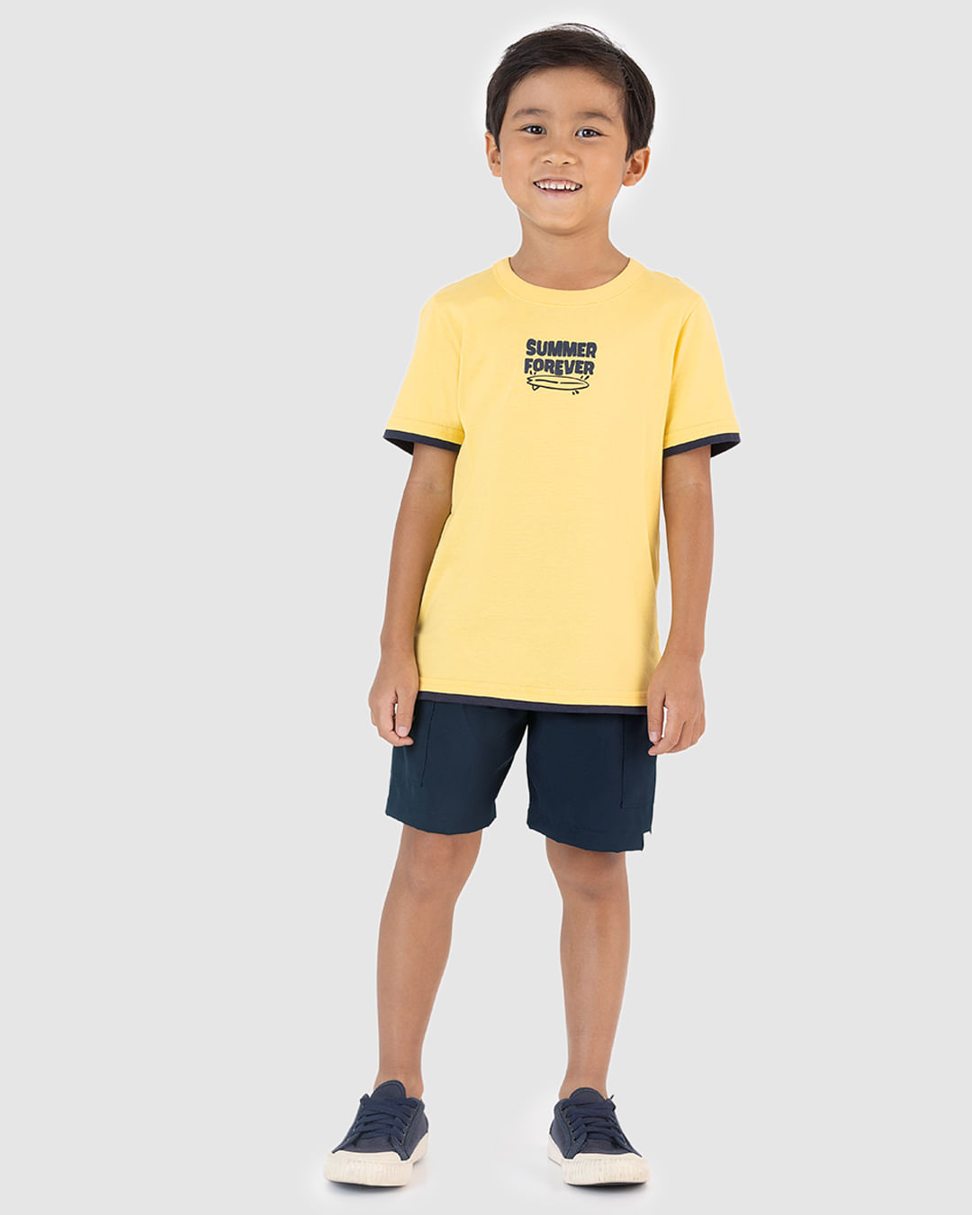 Conjunto Infantil Menino Summer Forever Estampa Frente E Costas Malwee Kids - Imagem 10