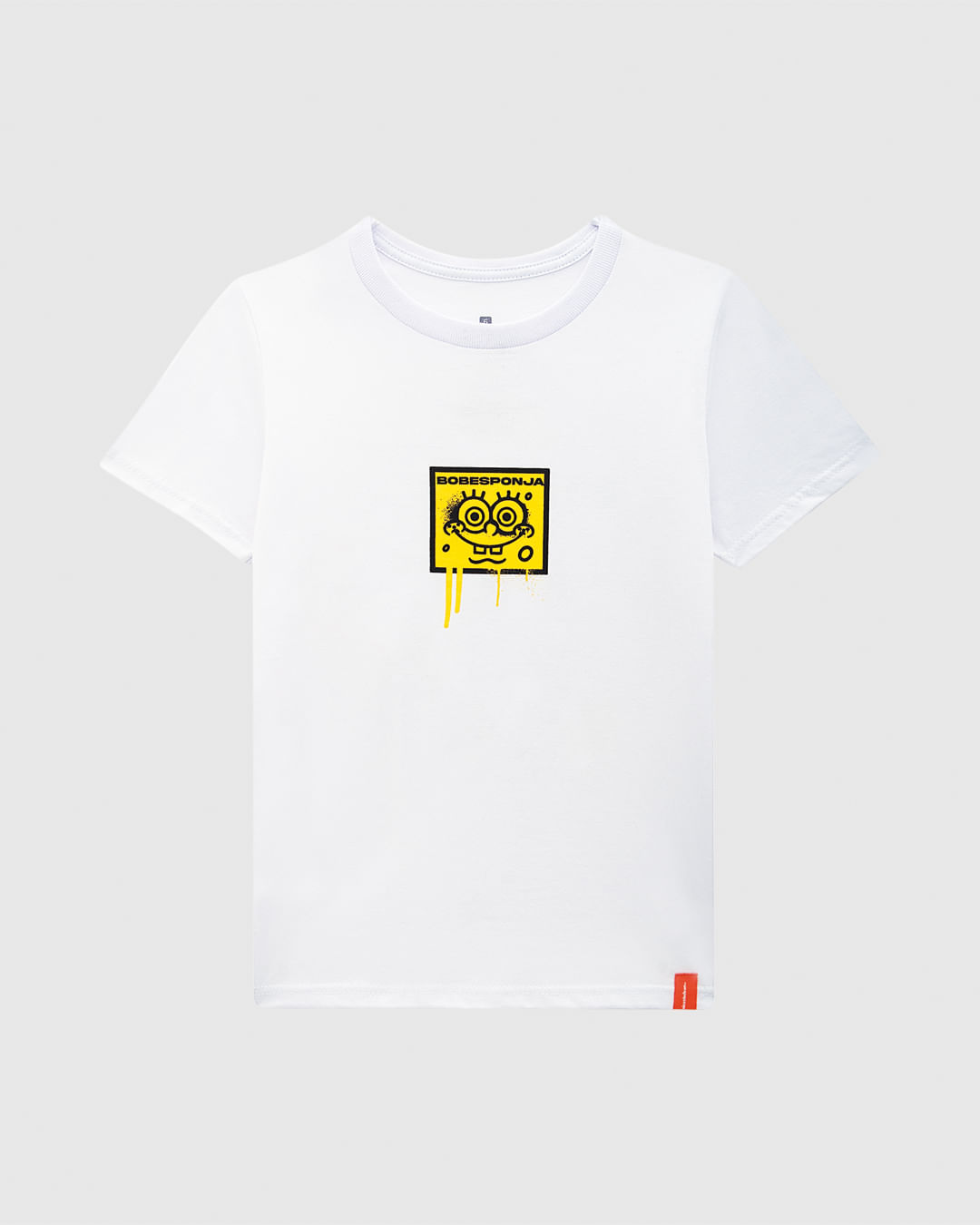 Camiseta Infantil Menino Rad! Bob Esponja Estampa Frente E Costas Malwee Kids - Imagem 11