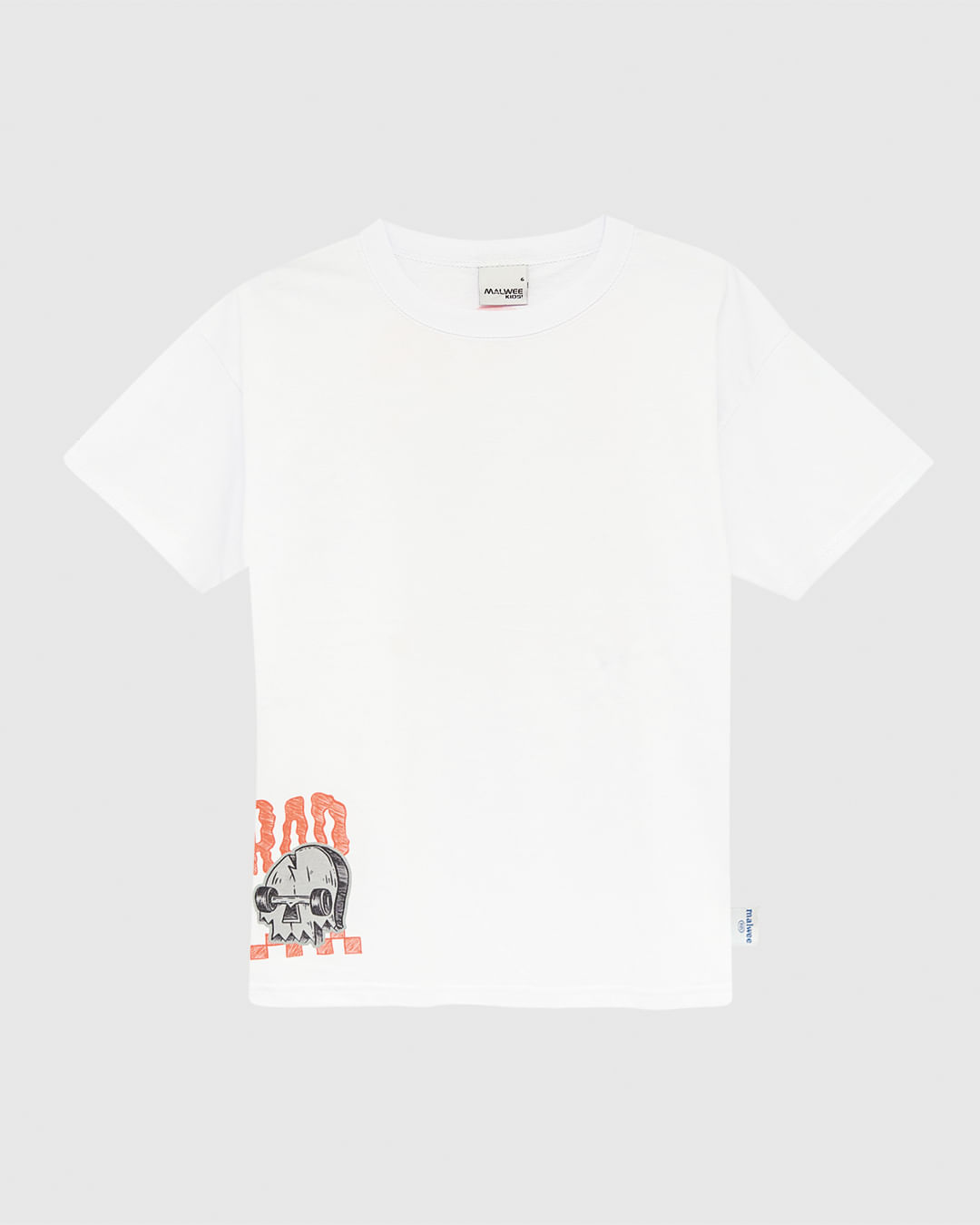 Camiseta Infantil Menino Estampa Rad Frente E Costas Em Algodão Malwee Kids