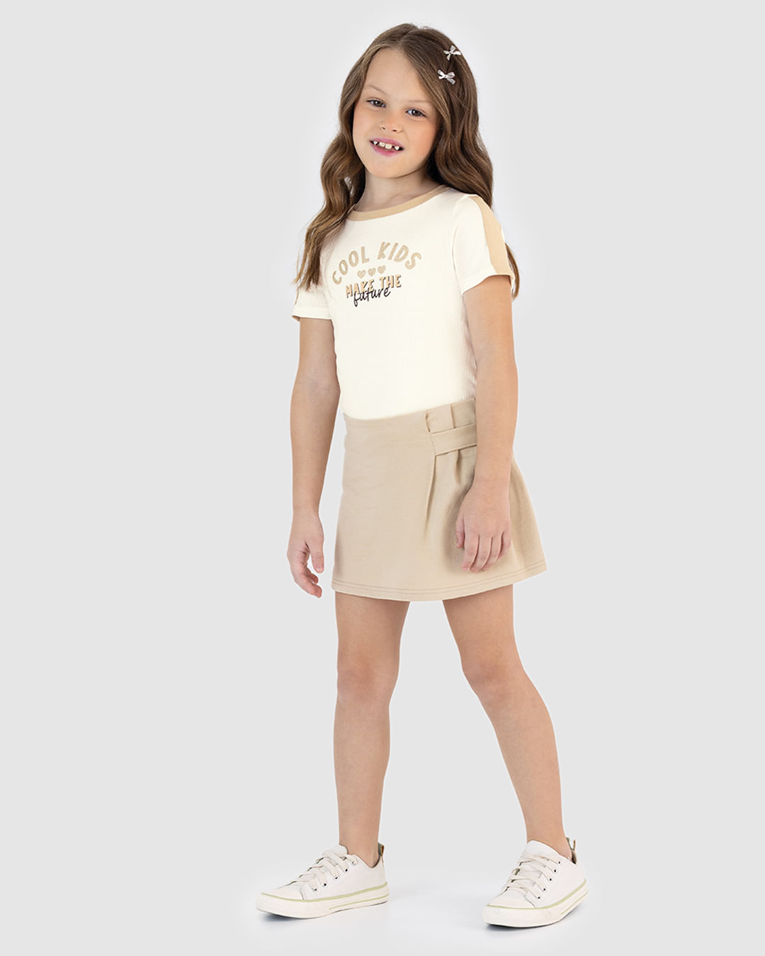 Conjunto Infantil Menina Cool Kids Make The Future Em Algodão Malwee Kids - Imagem 15