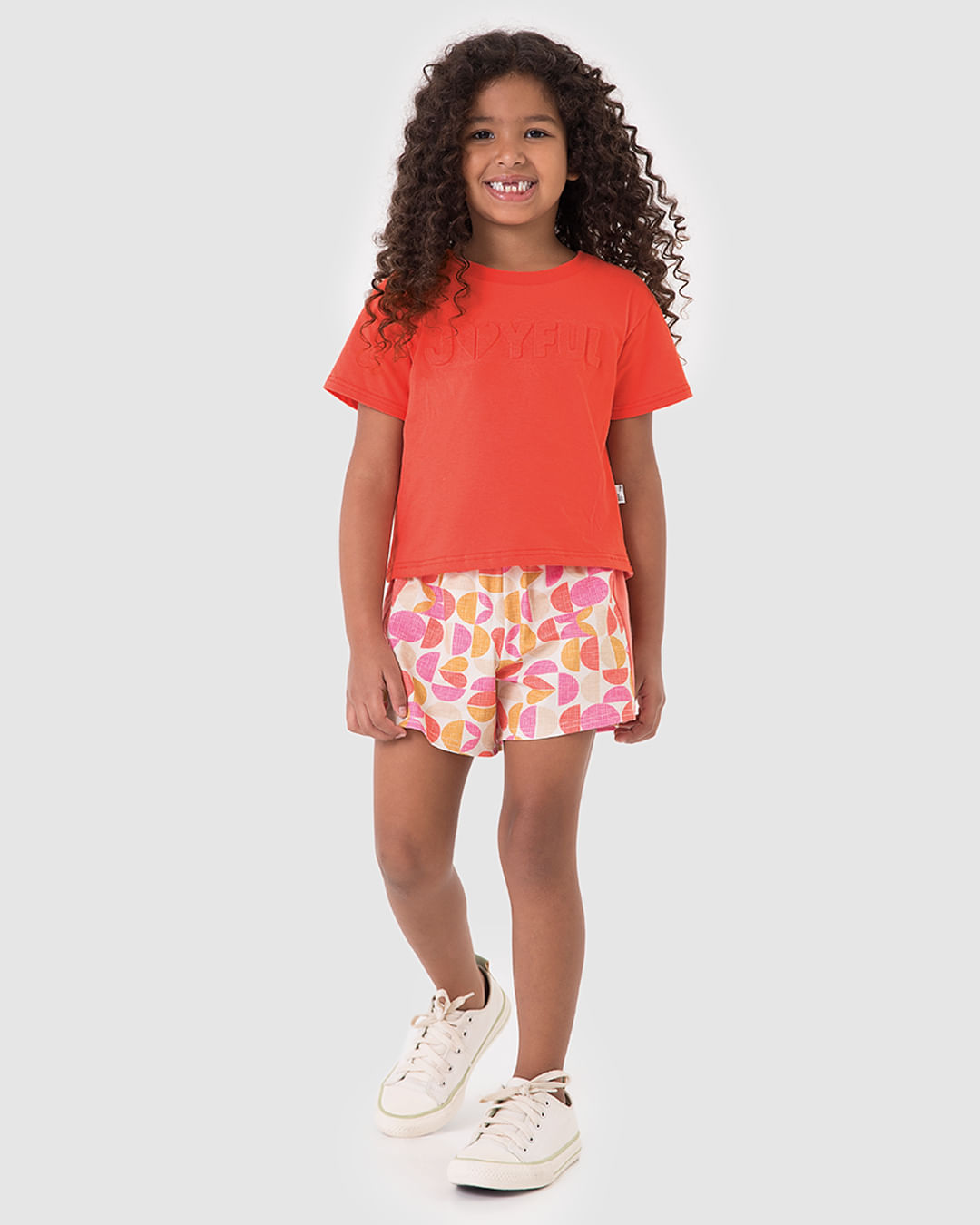 Conjunto Infantil Menina Blusa Estampa Embossing Joyful Algodão Malwee Kids - Imagem 11
