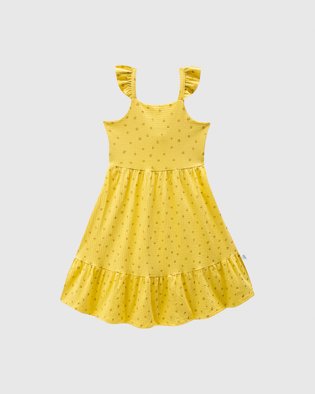 Vestido Infantil Midi Estampa Poá Em Malha Texturizada Malwee Kids - Imagem 13