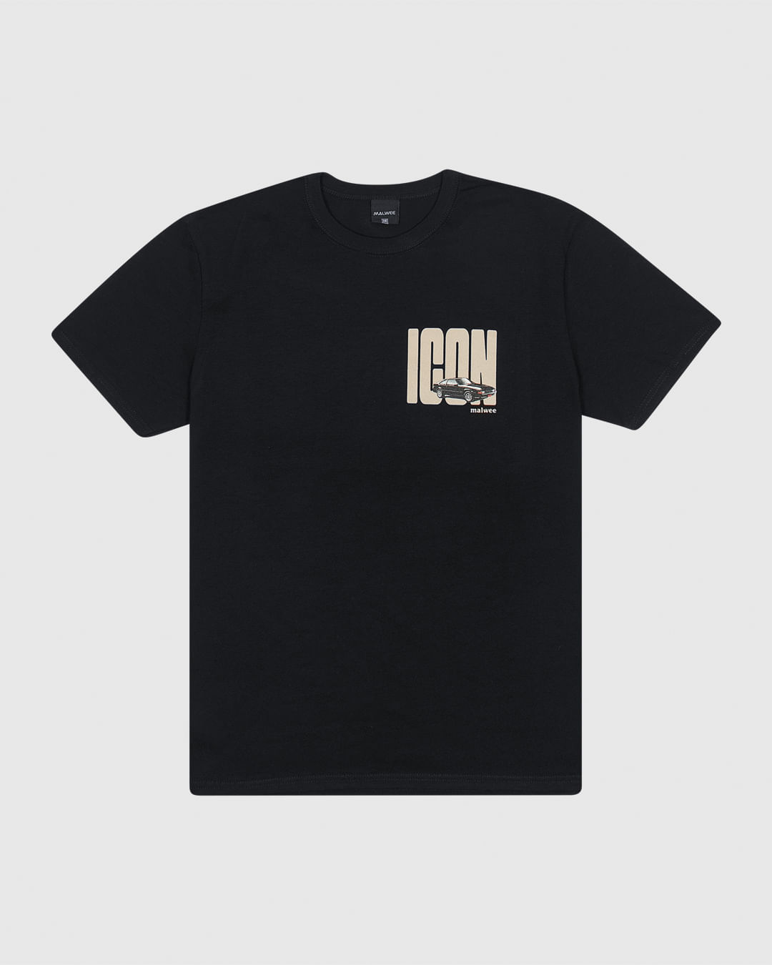 Camiseta Menino Estampa Icon Frente e Costas em Algodão Malwee Kids