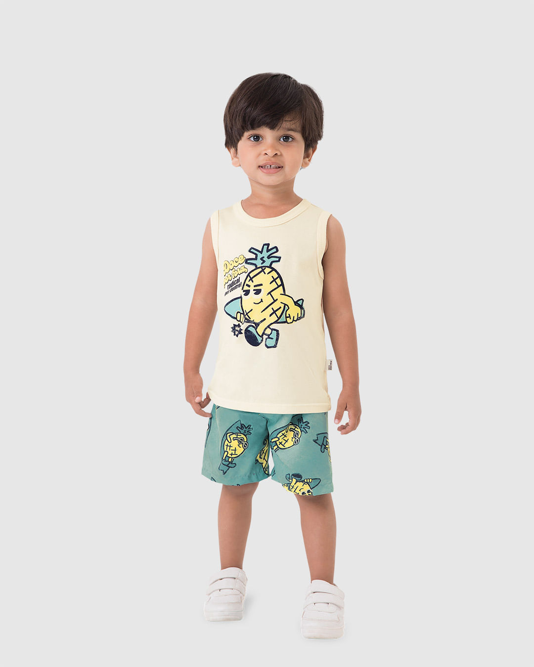Conjunto Infantil Menino Aloha Total! Em Algodão E Microfibra Malwee Kids - Imagem 11