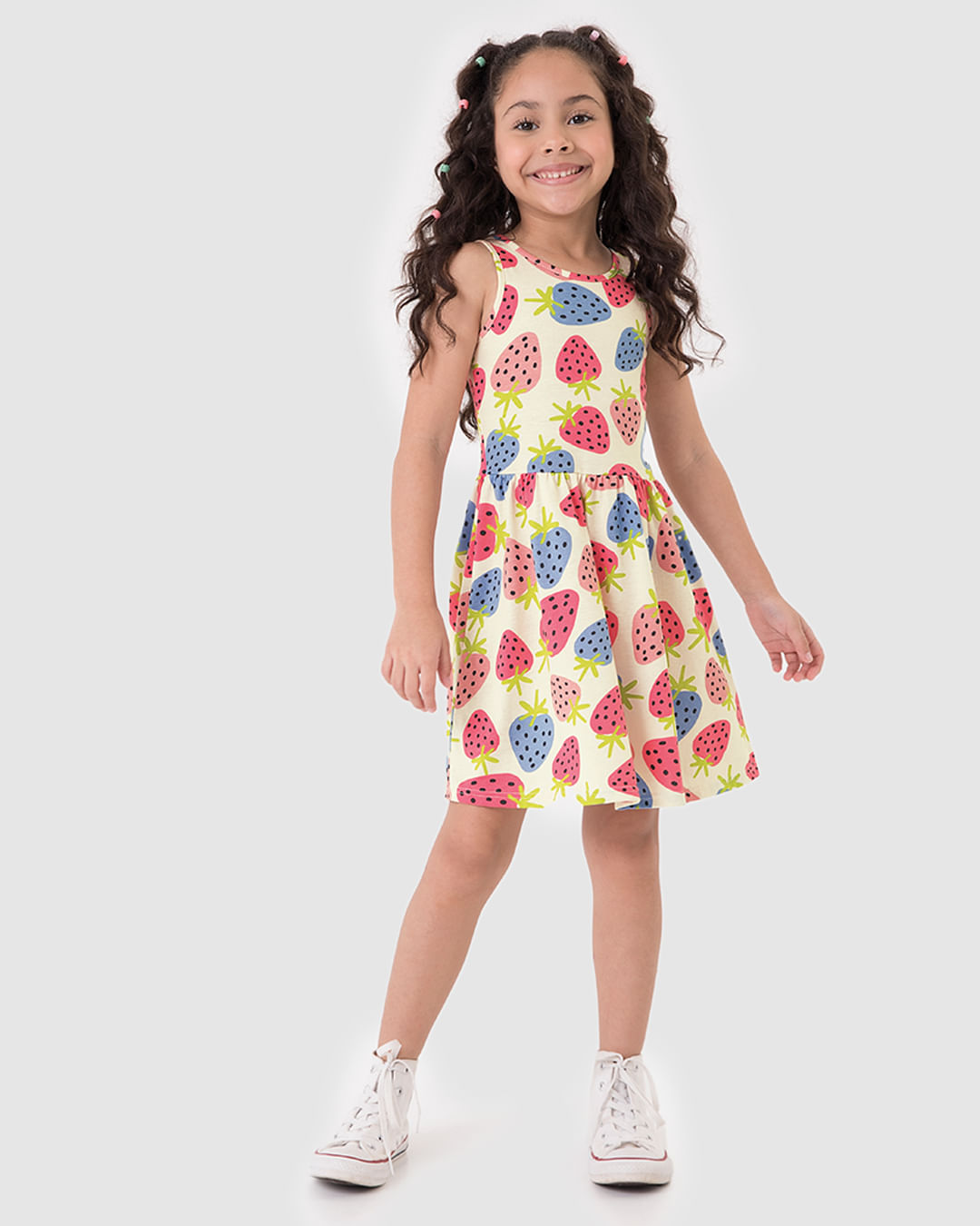 Vestido Infantil Estampado Em Algodão Malwee Kids - Imagem 15