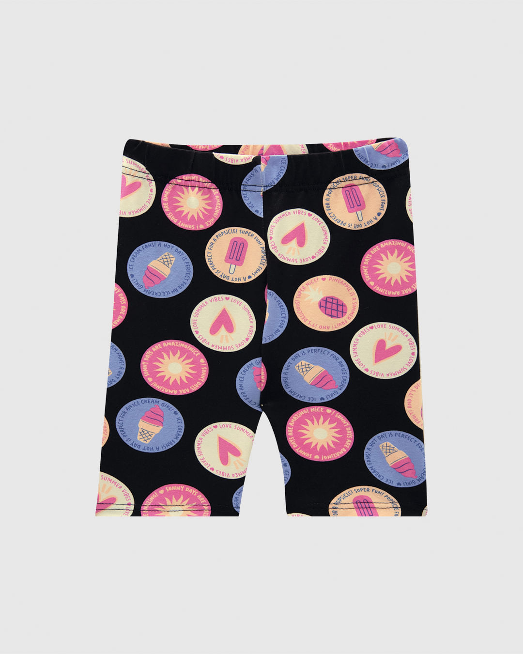 Bermuda Infantil Menina Estampada Em Algodão Malwee Kids - Imagem 7