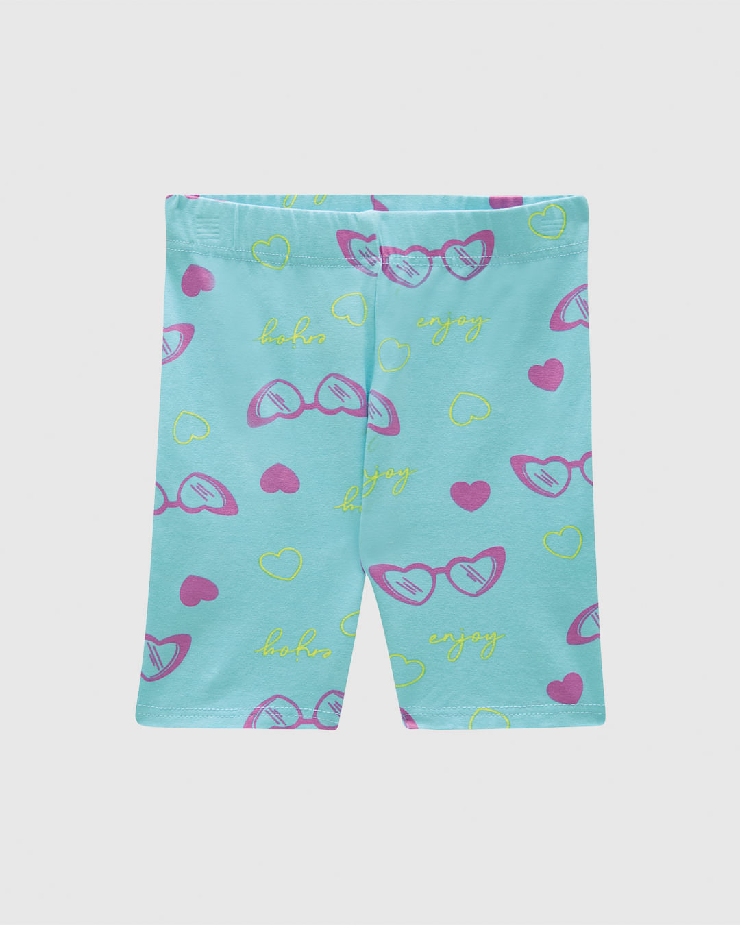 Bermuda Infantil Menina Estampada Em Algodão Malwee Kids