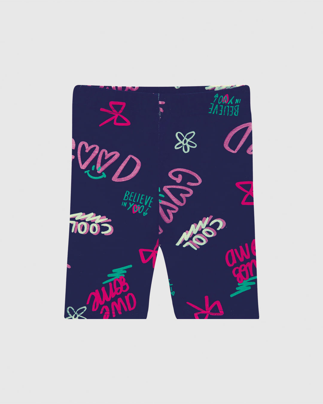 Bermuda Infantil Menina Estampada Em Algodão Malwee Kids - Imagem 5