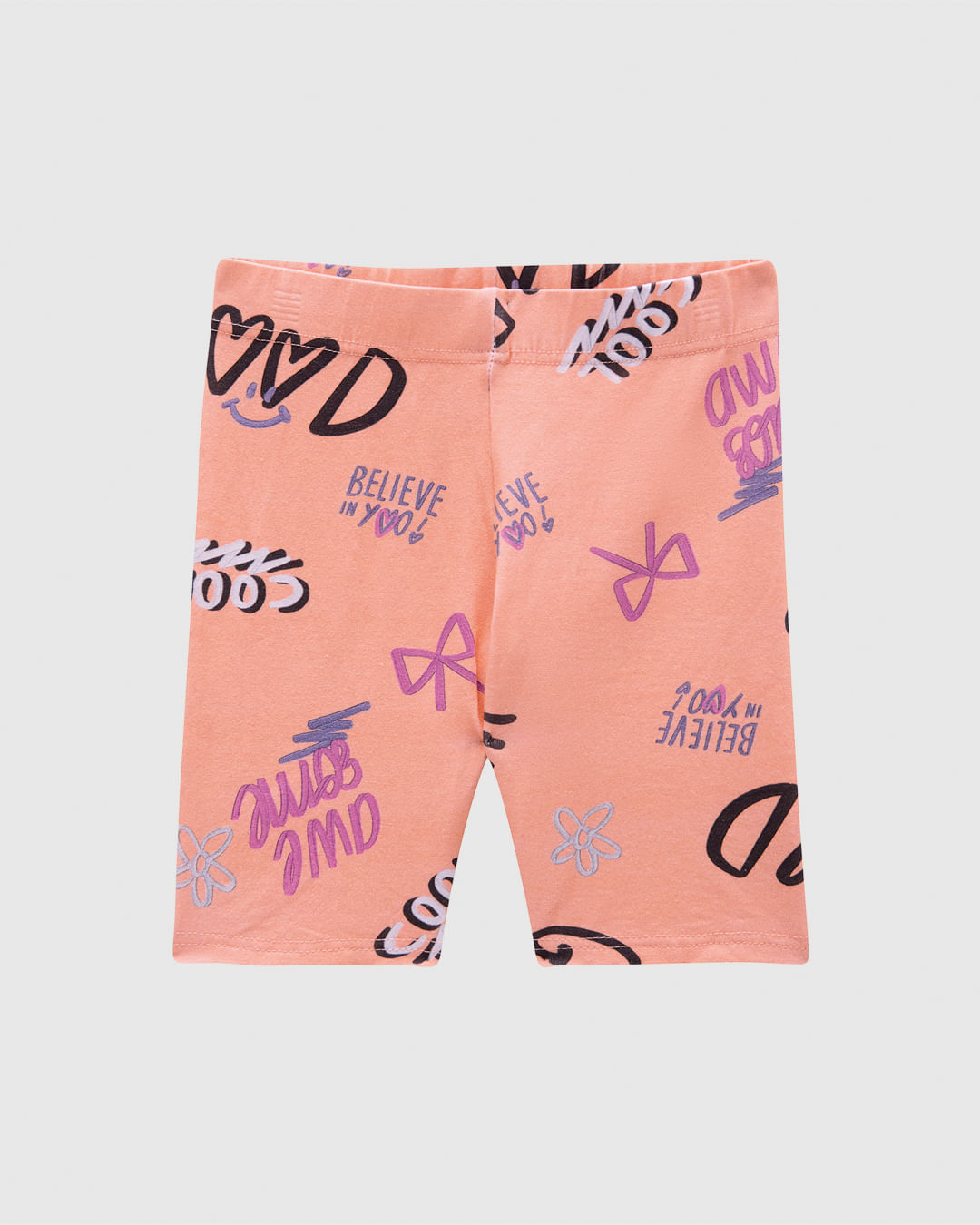 Bermuda Infantil Menina Estampada Em Algodão Malwee Kids - Imagem 5