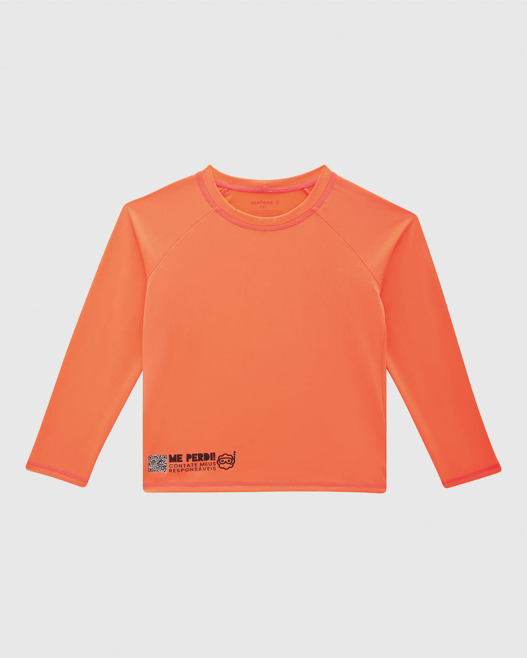 Camiseta Praia Infantil Unissex Me Encontre Especial Com QR Code Malwee Kids - Imagem 7