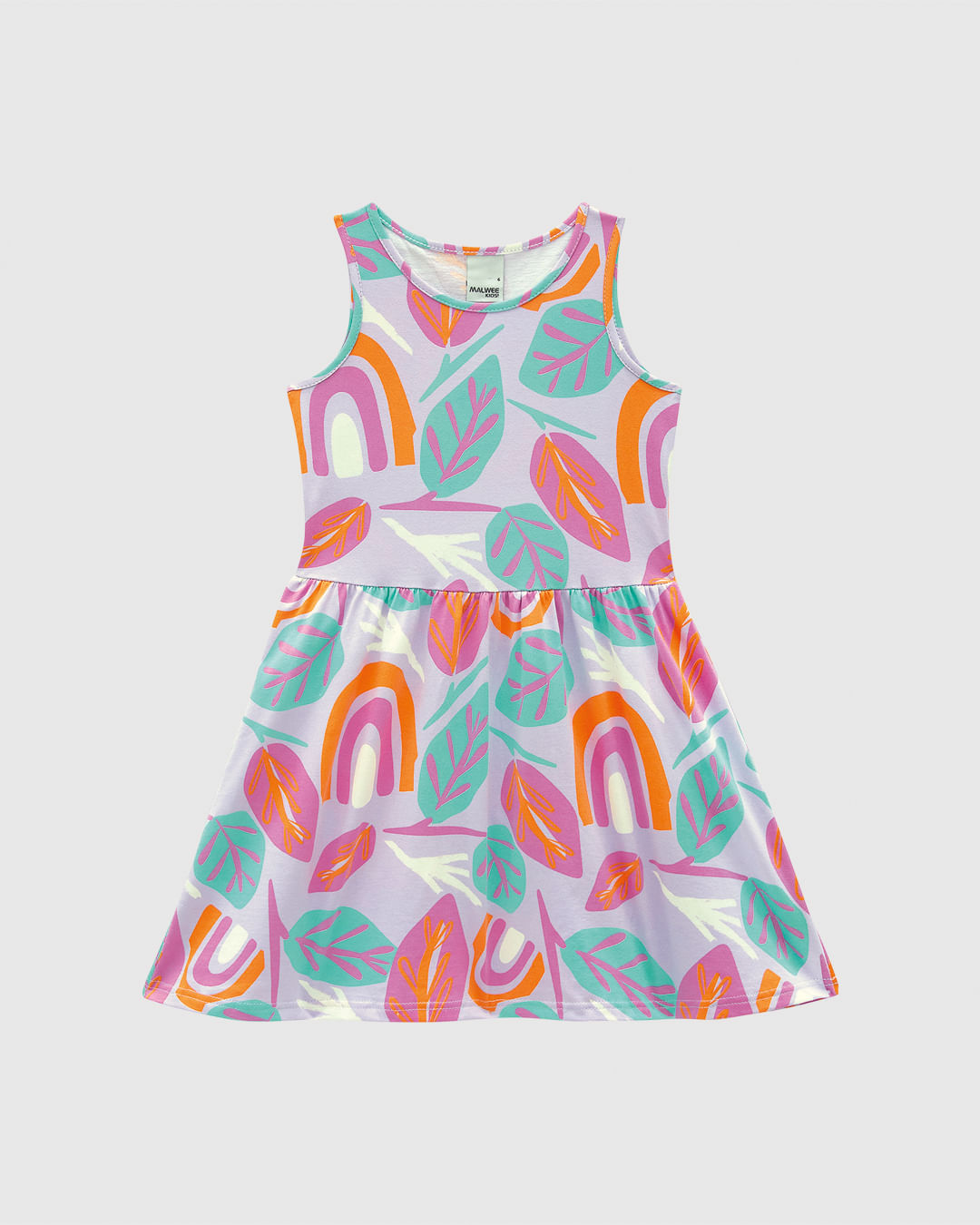 Vestido Infantil Estampado Em Algodão Malwee Kids - Imagem 5