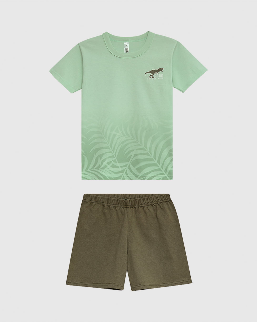 Pijama Infantil Menino Camiseta Estampa Brilha No Escuro Malwee Kids