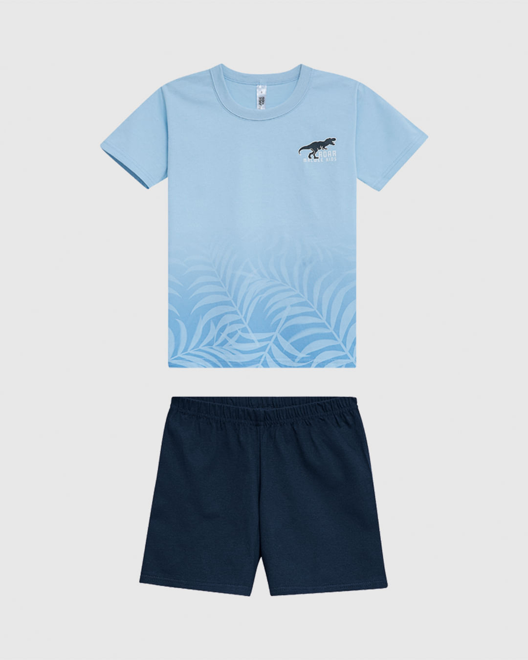 Pijama Infantil Menino Camiseta Estampa Brilha No Escuro Malwee Kids