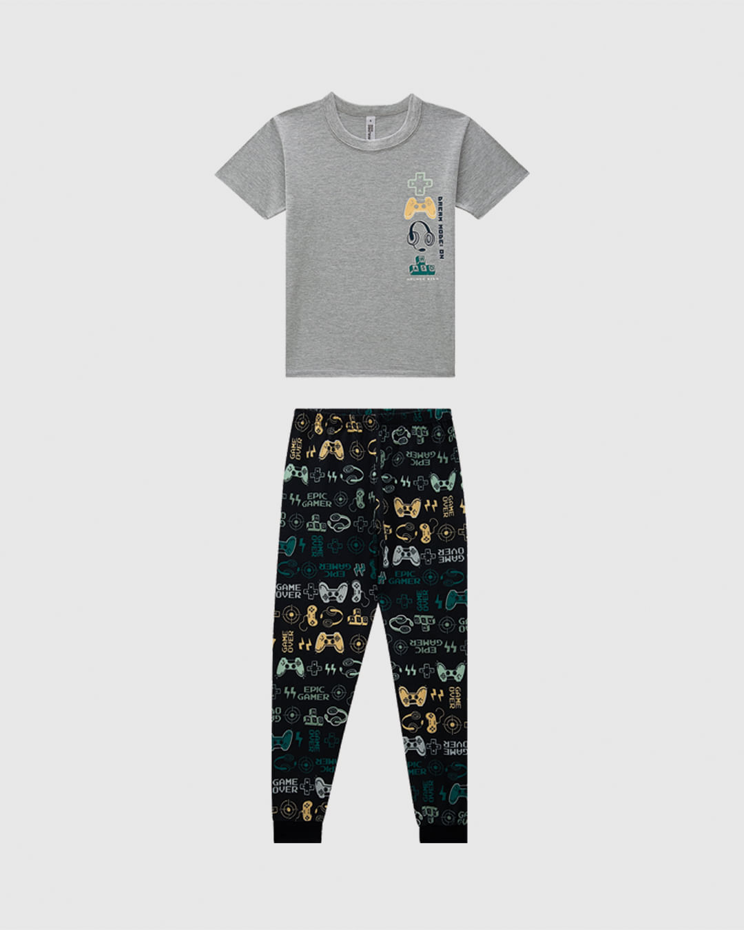 Pijama Longo Infantil Menino Dream Mode On Em Algodão Malwee Kids