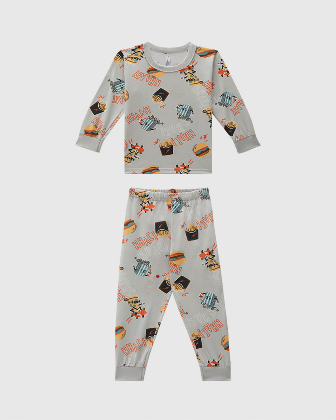 Pijama Longo Infantil Menino Rapport Brilha No Escuro Em Algodão Malwee Kids - Imagem 4
