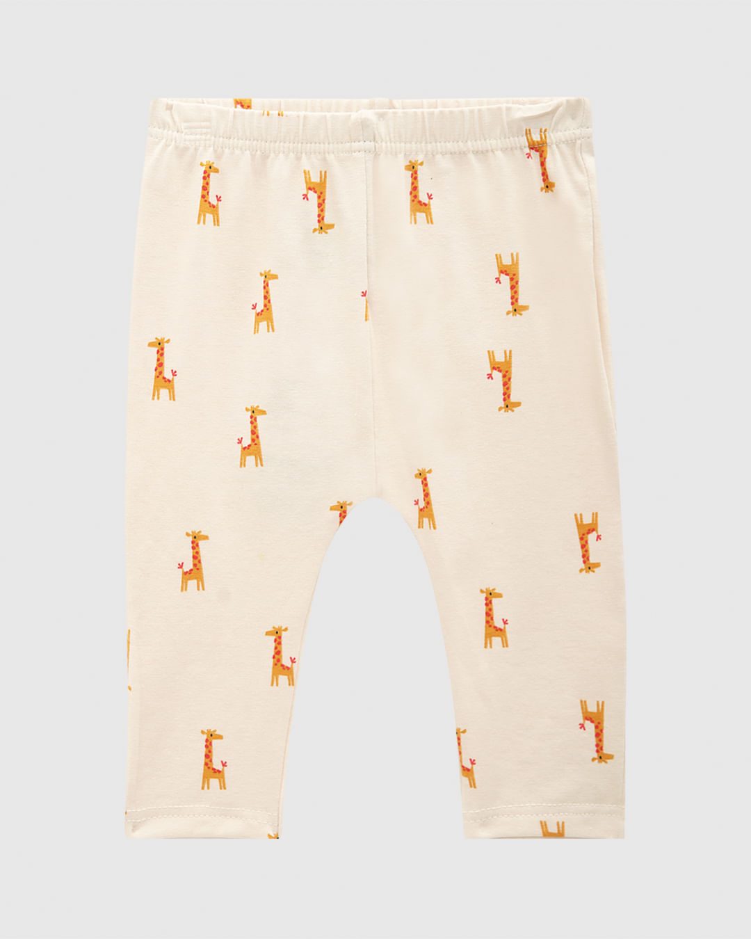 Calça Bebê Unissex Estampada Cós Elástico Em Algodão Malwee Kids