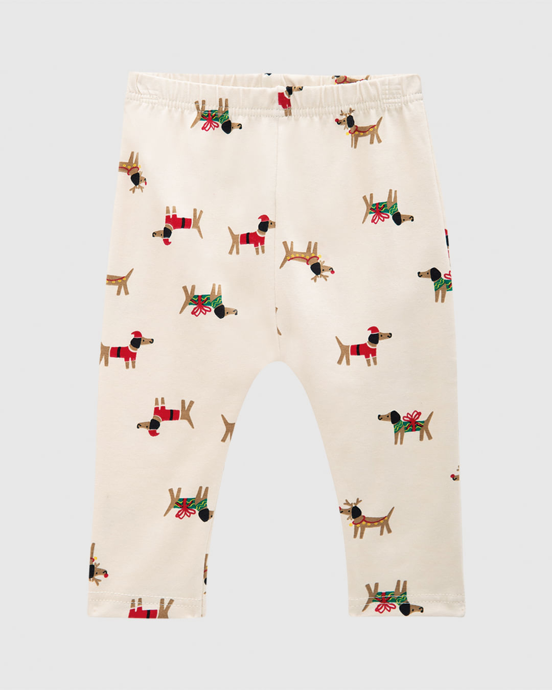 Calça Bebê Unissex Estampada Cós Elástico Em Algodão Malwee Kids - Imagem 5