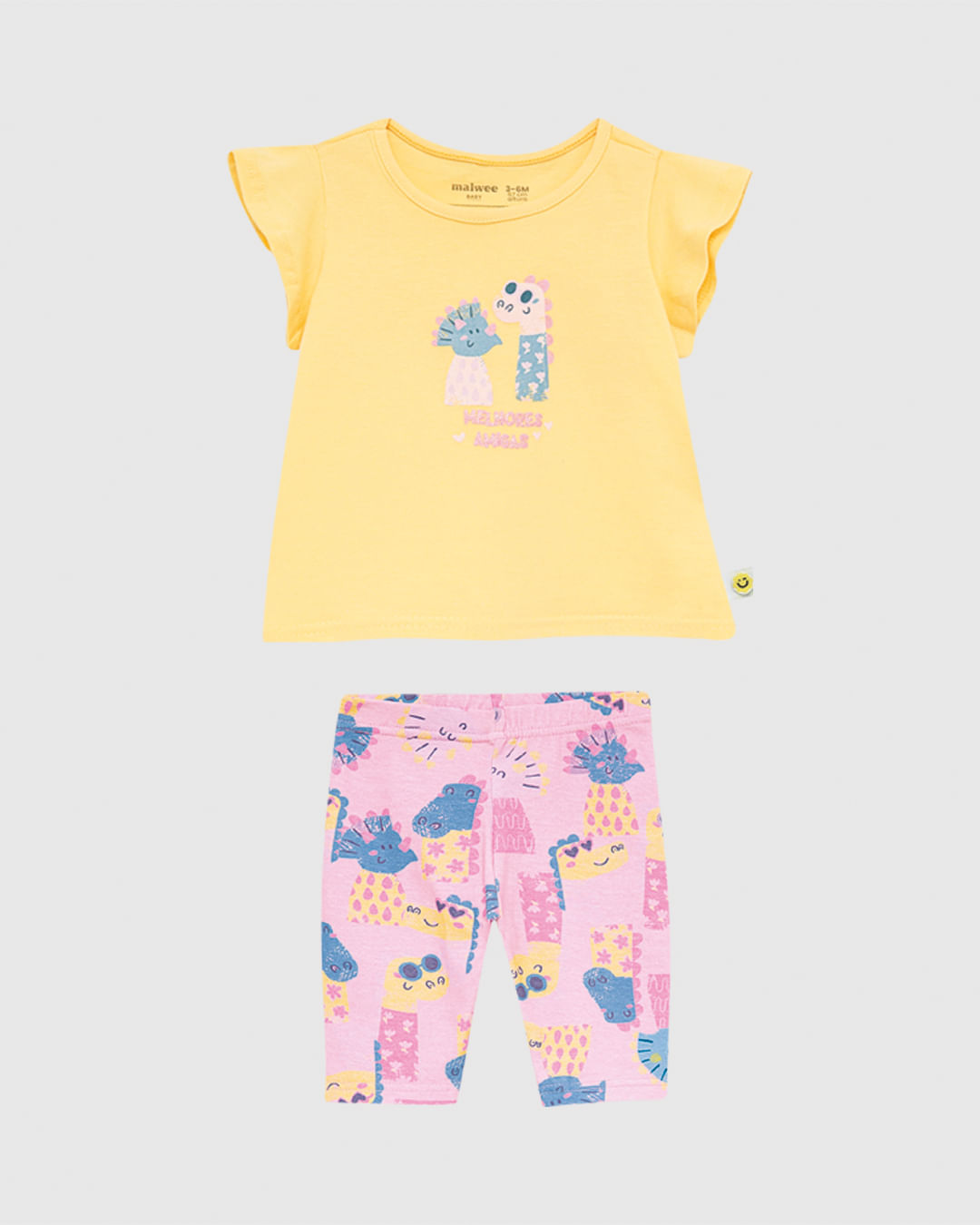 Conjunto Bebê Menina Estampa Glitter Melhores Amigas Em Algodão Malwee Kids