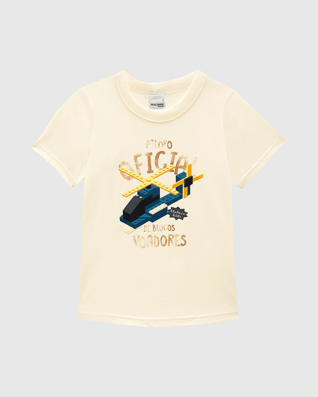 Camiseta Infantil Menino Estampa Temática Em Algodão Malwee Kids - Imagem 4